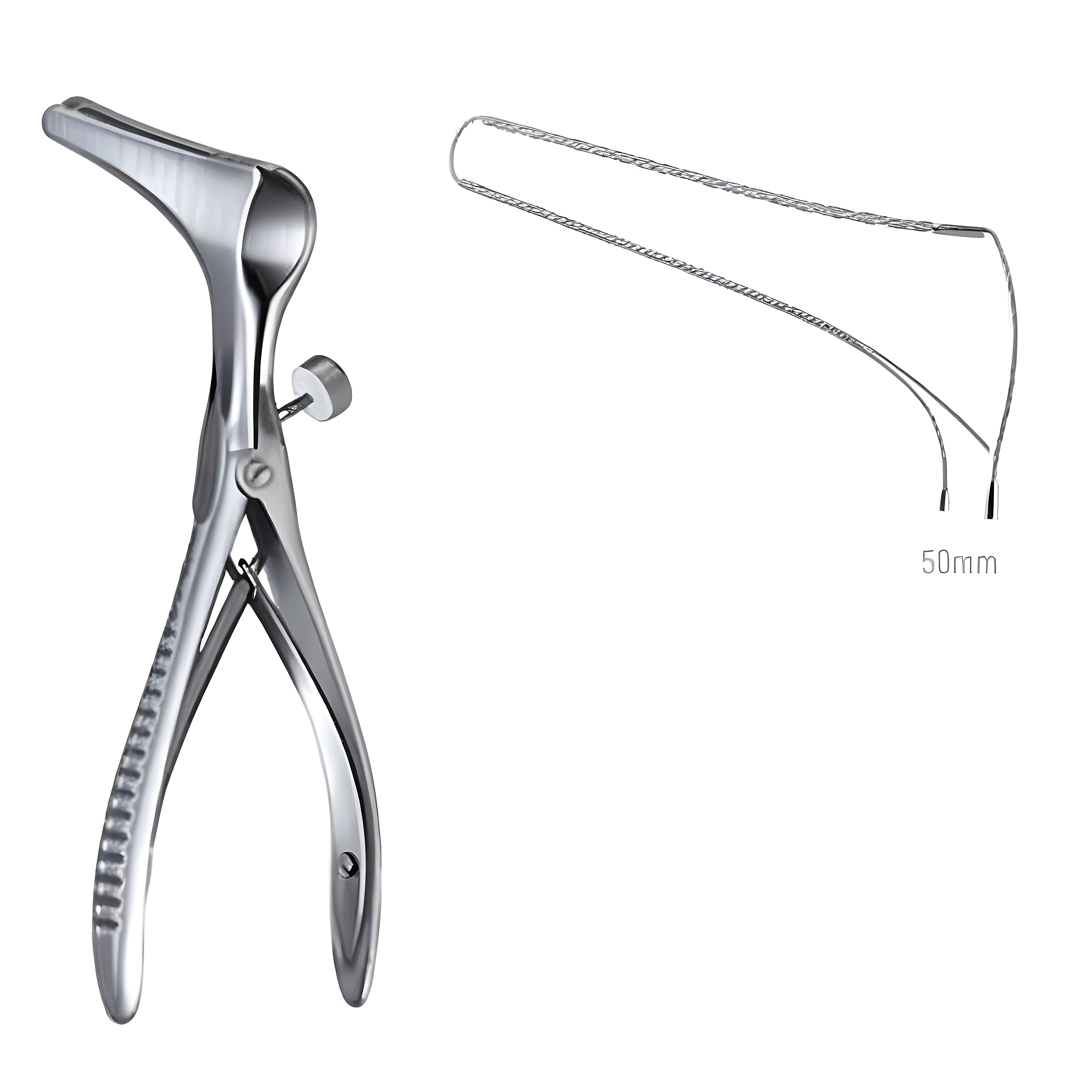 Killian Nasal Speculum S/J w/side screw 50mm, 13.0cm