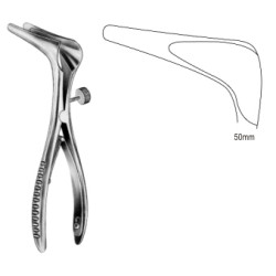 Cottle Nasal Speculum w/side screw 50mm 14cm