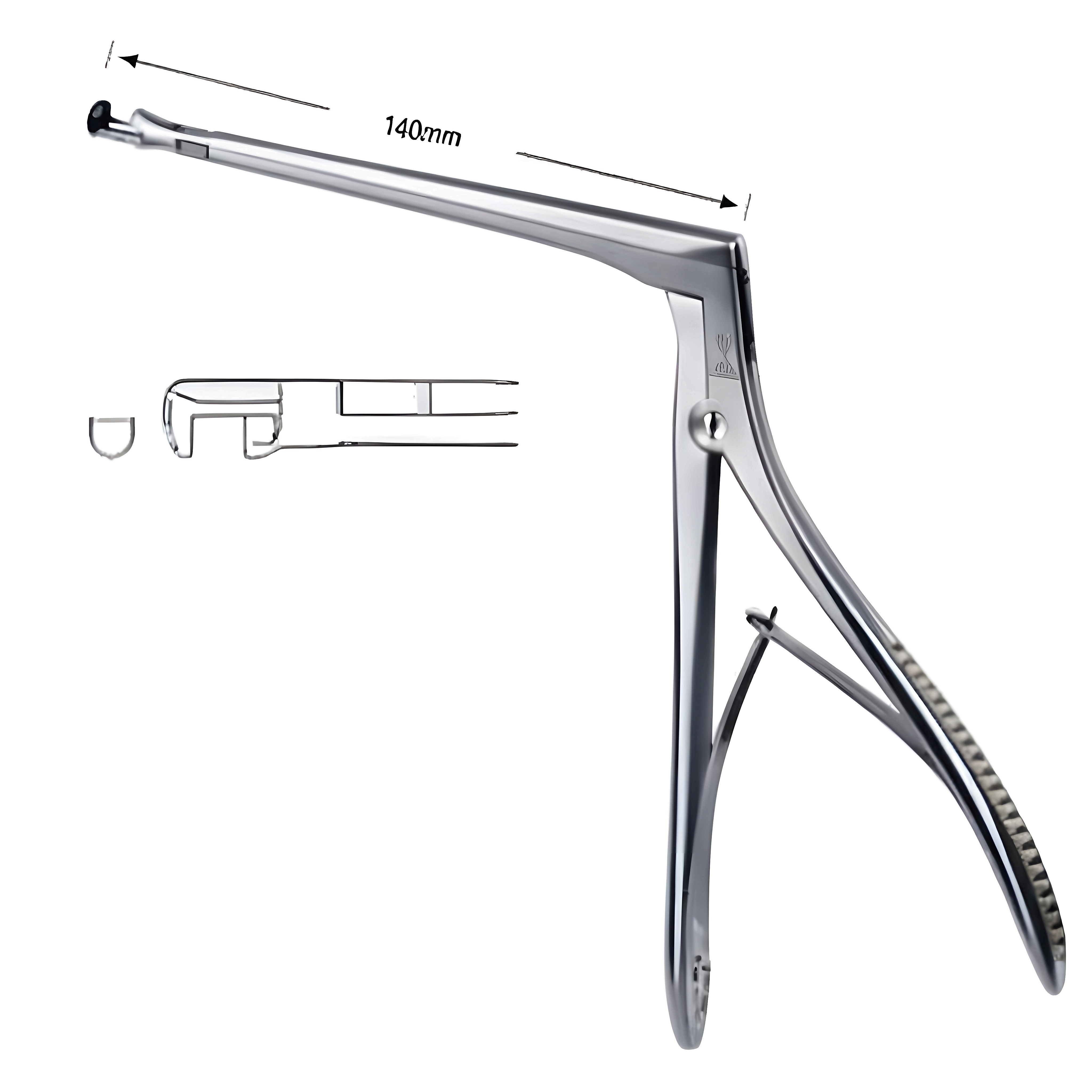 Hajek Sphenoid Punch down 4x4mm, shaft 14cm