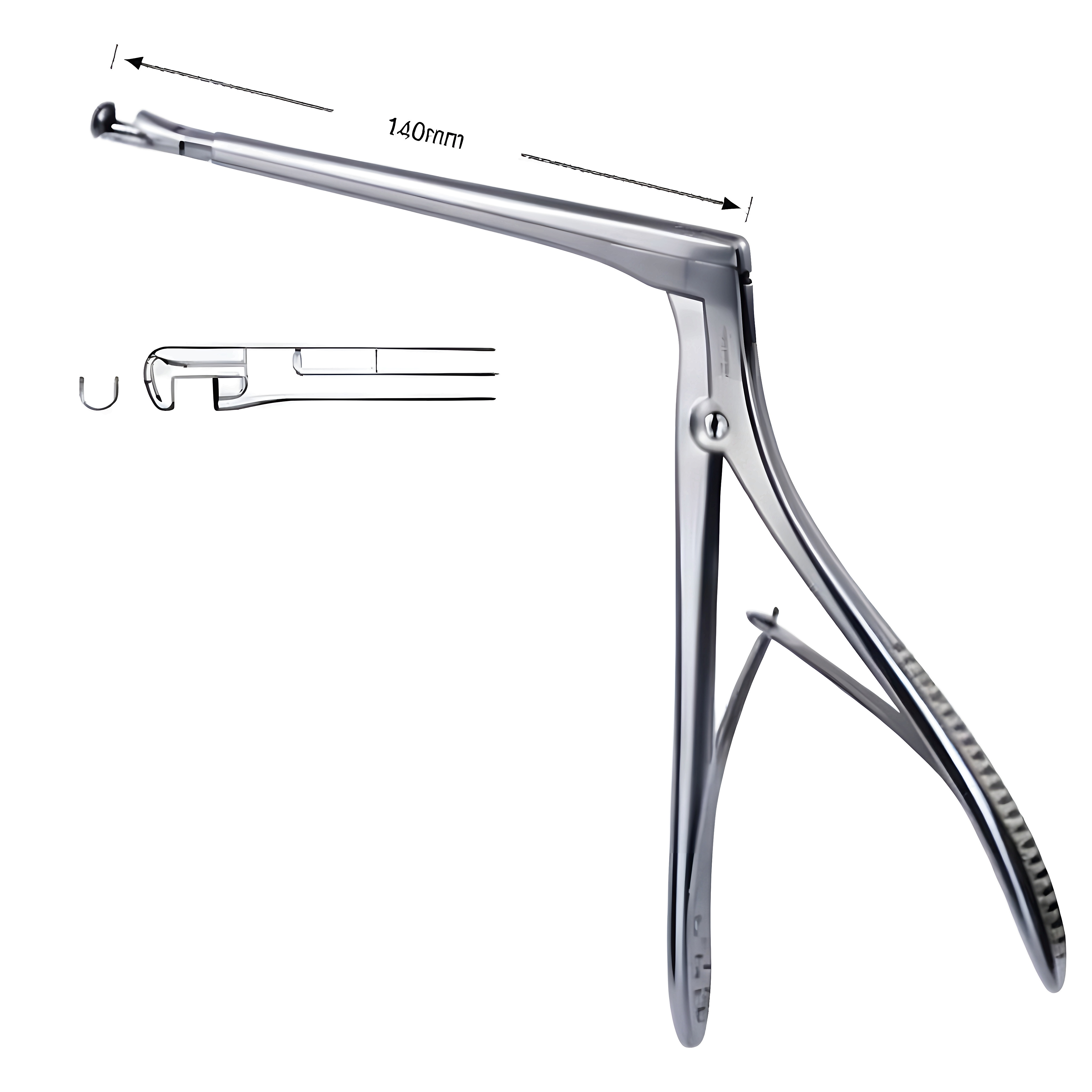 Hajek-Kofler Punch down 3.5x3.5mm, shaft 14cm