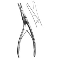 Caplan Septum Scissors serr angled shaft 20cm