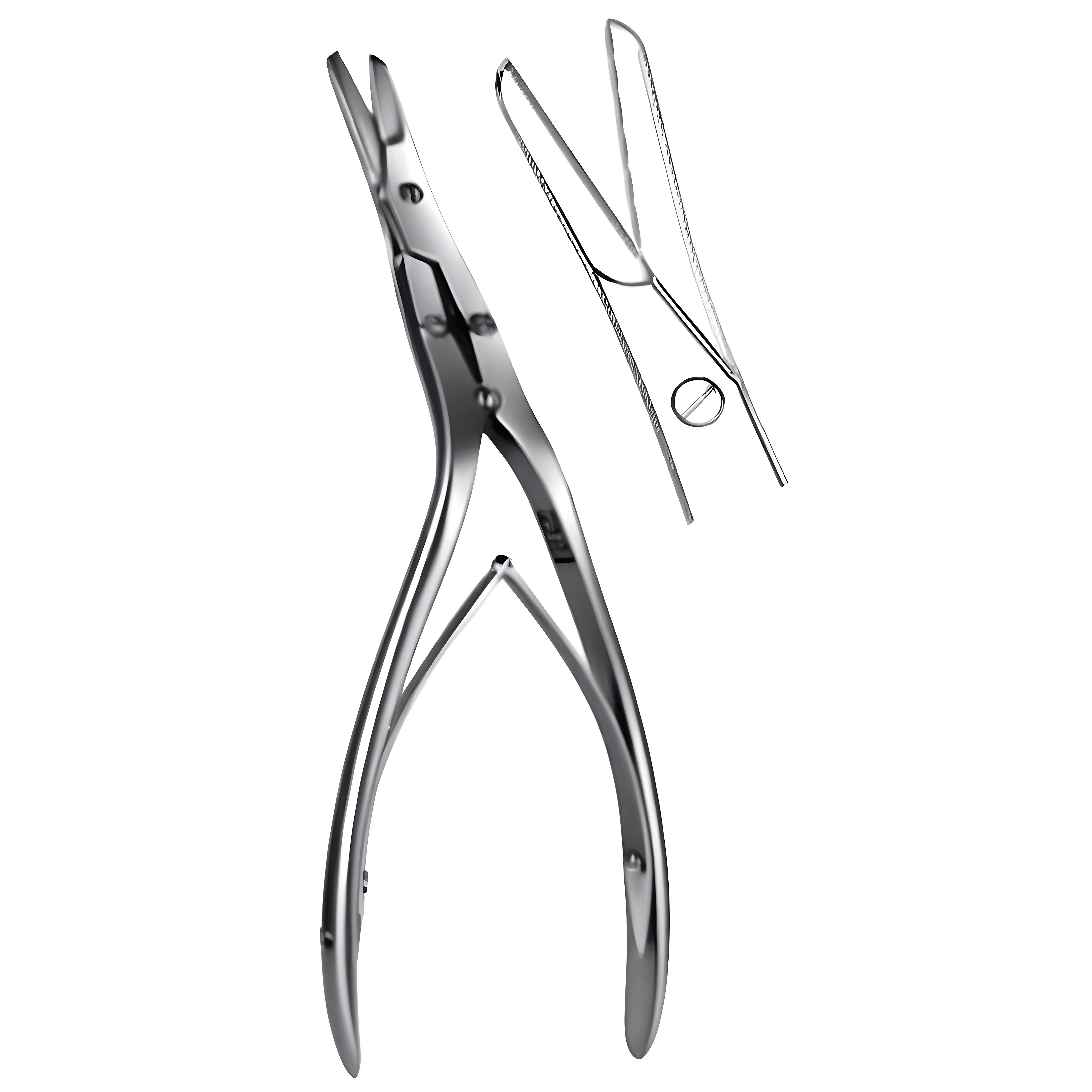 Caplan Septum Scissors serr angled shaft 20cm