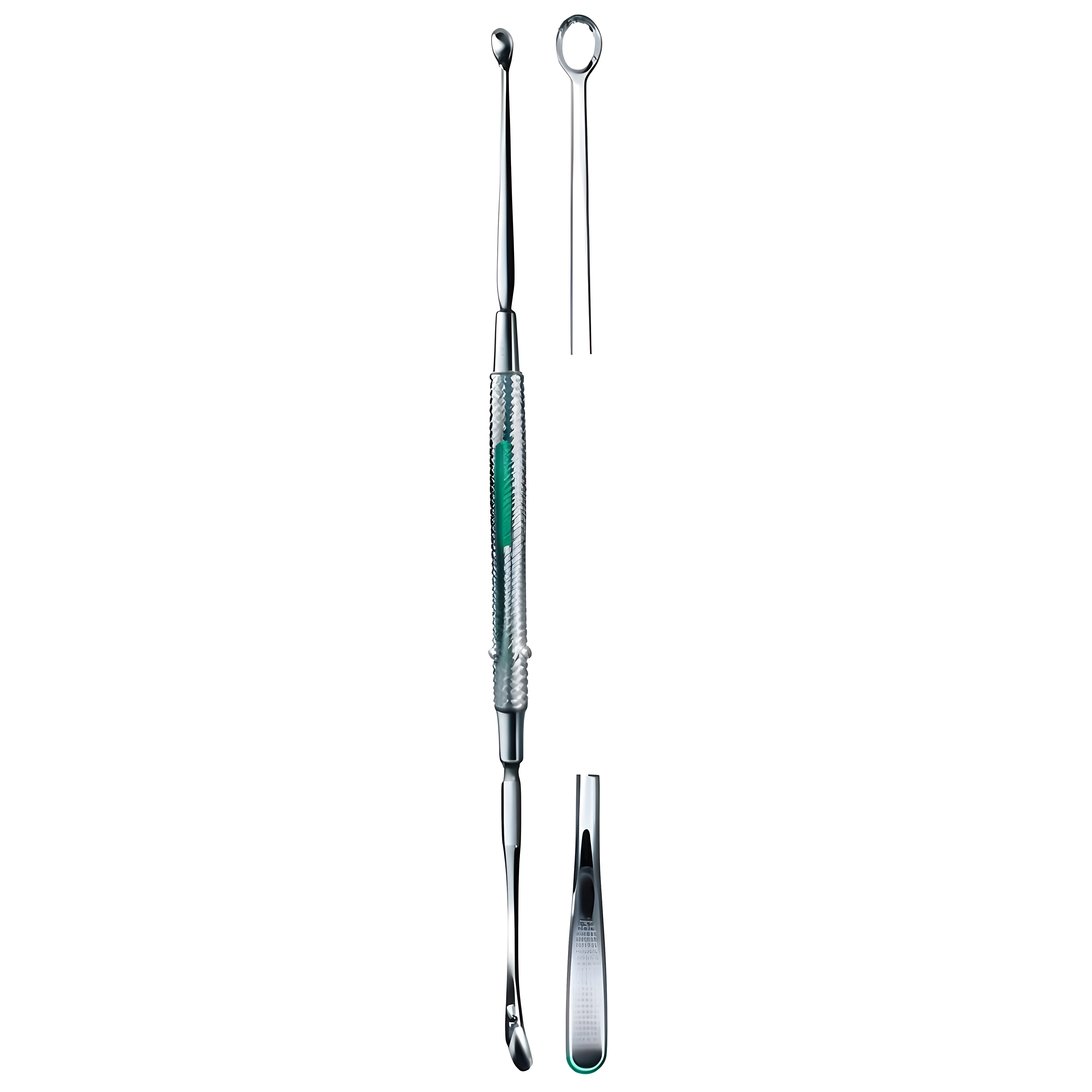 Carter/Dunning Elevator and Curette bl/sh 21cm