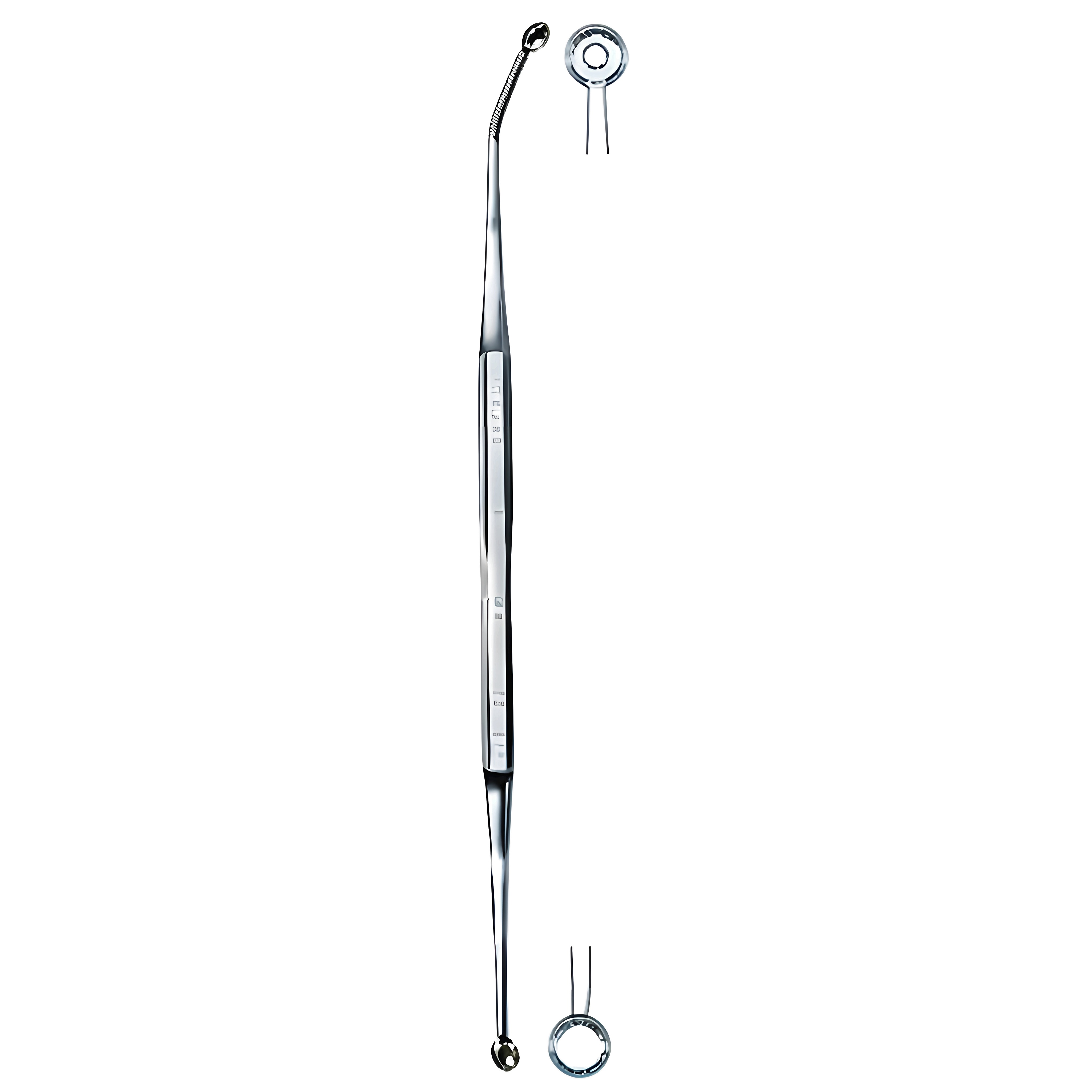 Pratt Rhinology Curette sharp D/E 21cm