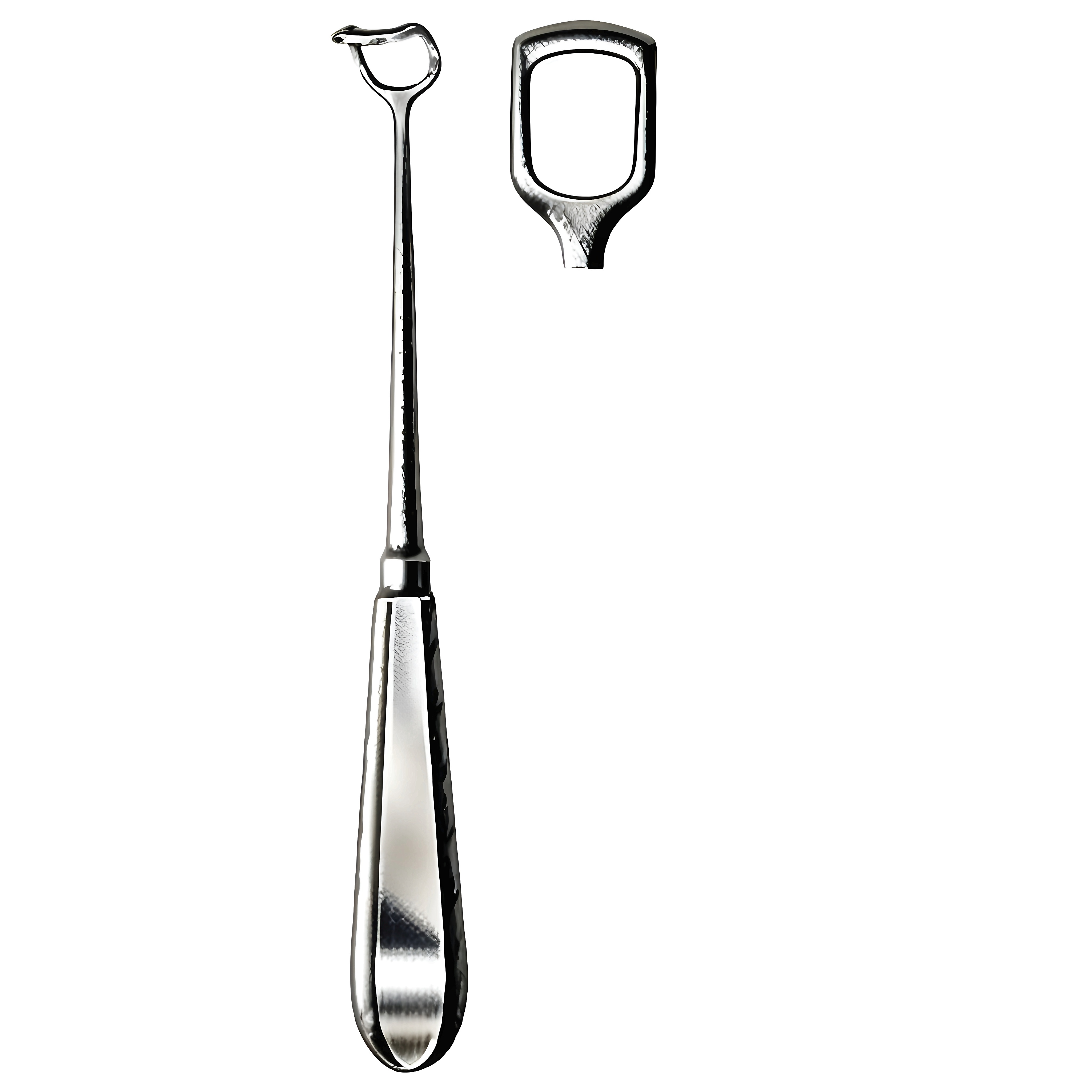 Beckmann Adenoid Curette 13mm ang. 22cm Fig.1