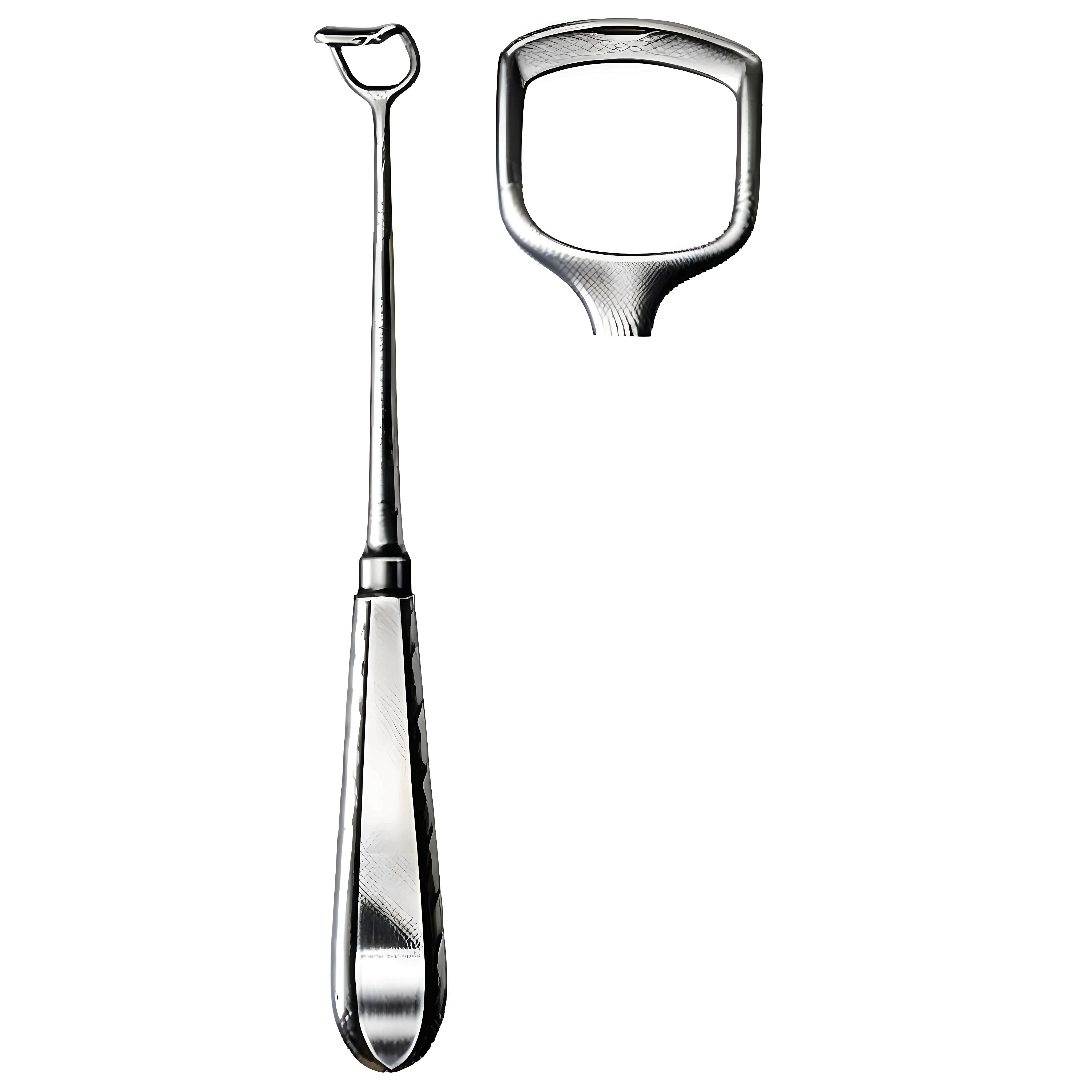Beckmann Adenoid Curette 21mm ang. 22cm Fig.5