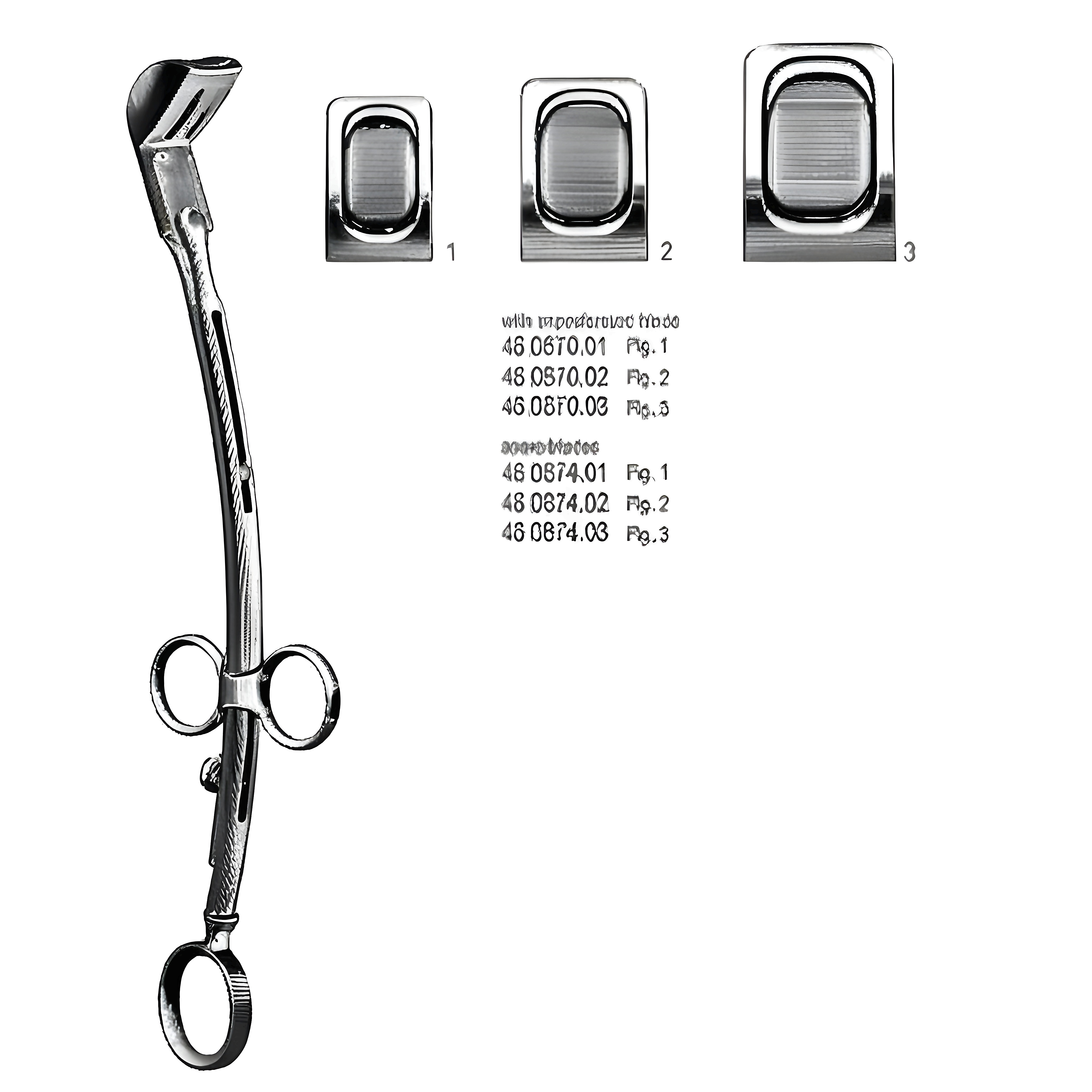Laforce Adenotome unperforated Fig.1, 25cm