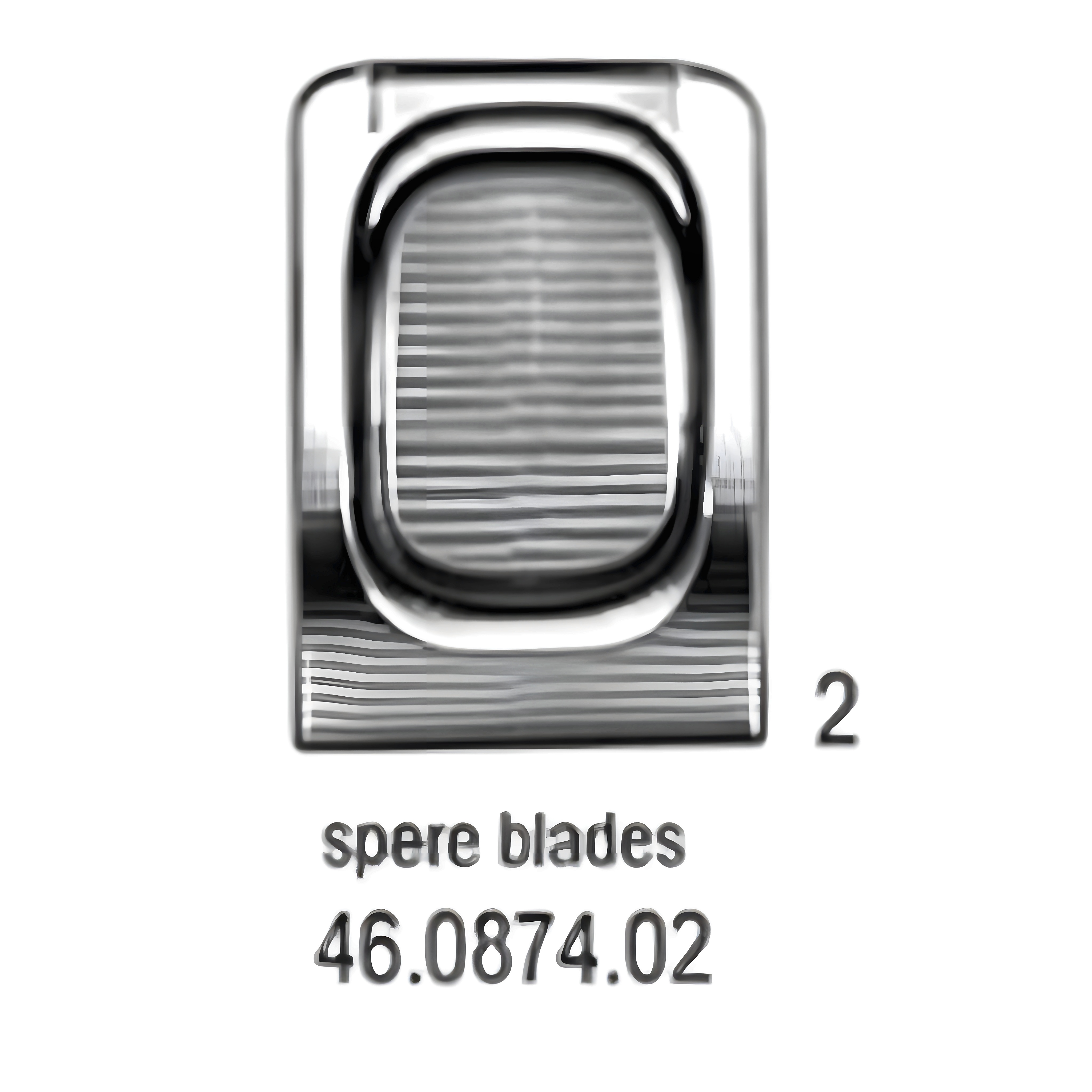 Spare Blade unperforated Fig.2, 25cm