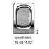 Spare Blade unperforated Fig.2, 25cm