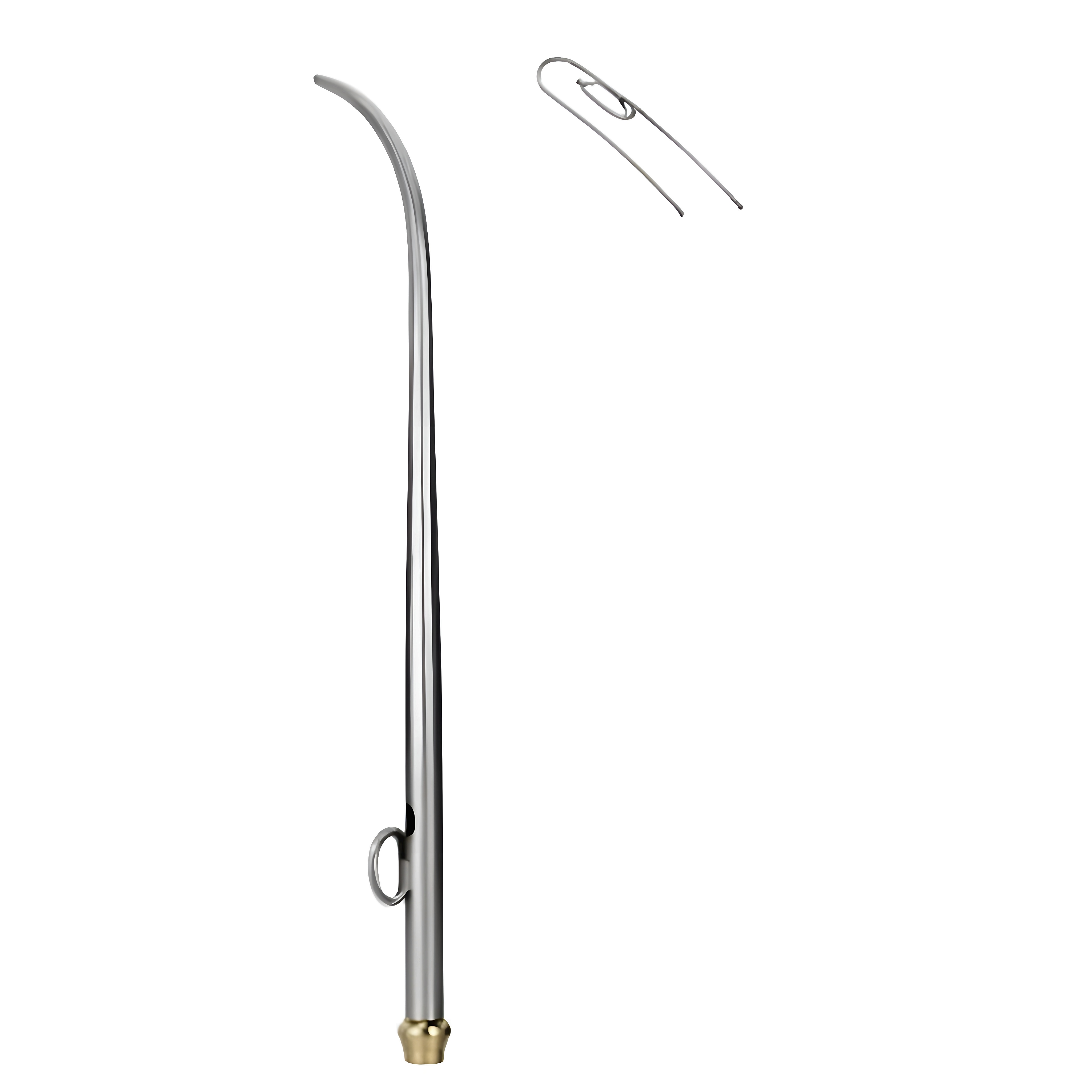 Siebenmann Frontal Sinus Cannula 2.5mm, 15cm