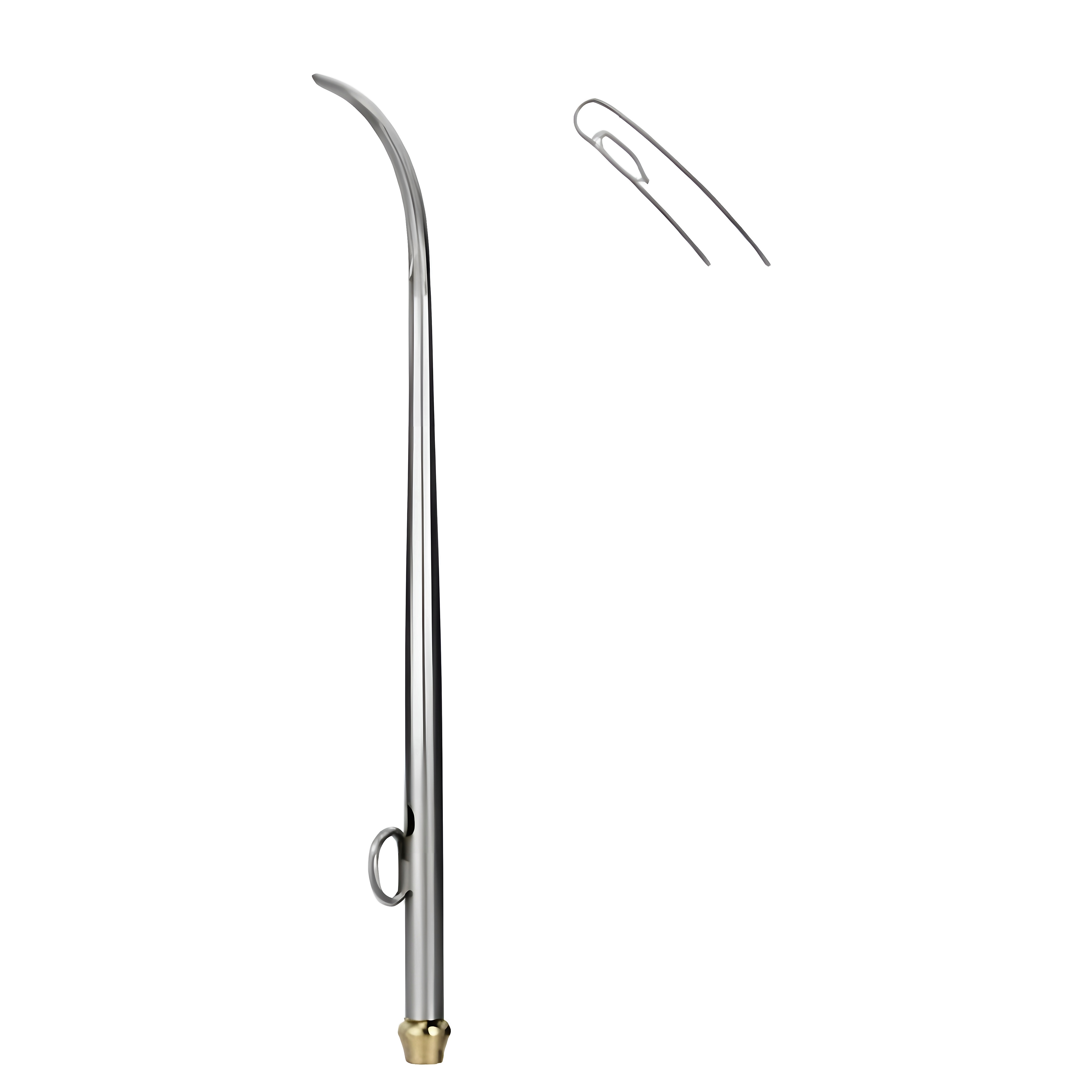 Siebenmann Frontal Sinus Cannula 2.5mm, 15cm