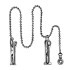 Napkin Holders w/metal chain adjustable
