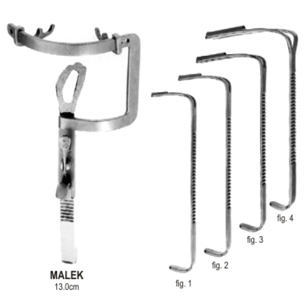 Malek Mouth Gag pediatric w/4 Tongue plates