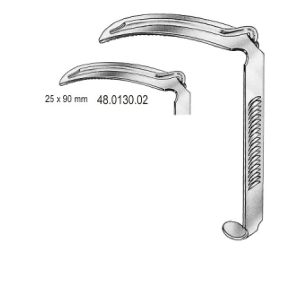 Tongue Plate for Davis Boyle Fig.2, 25x90mm