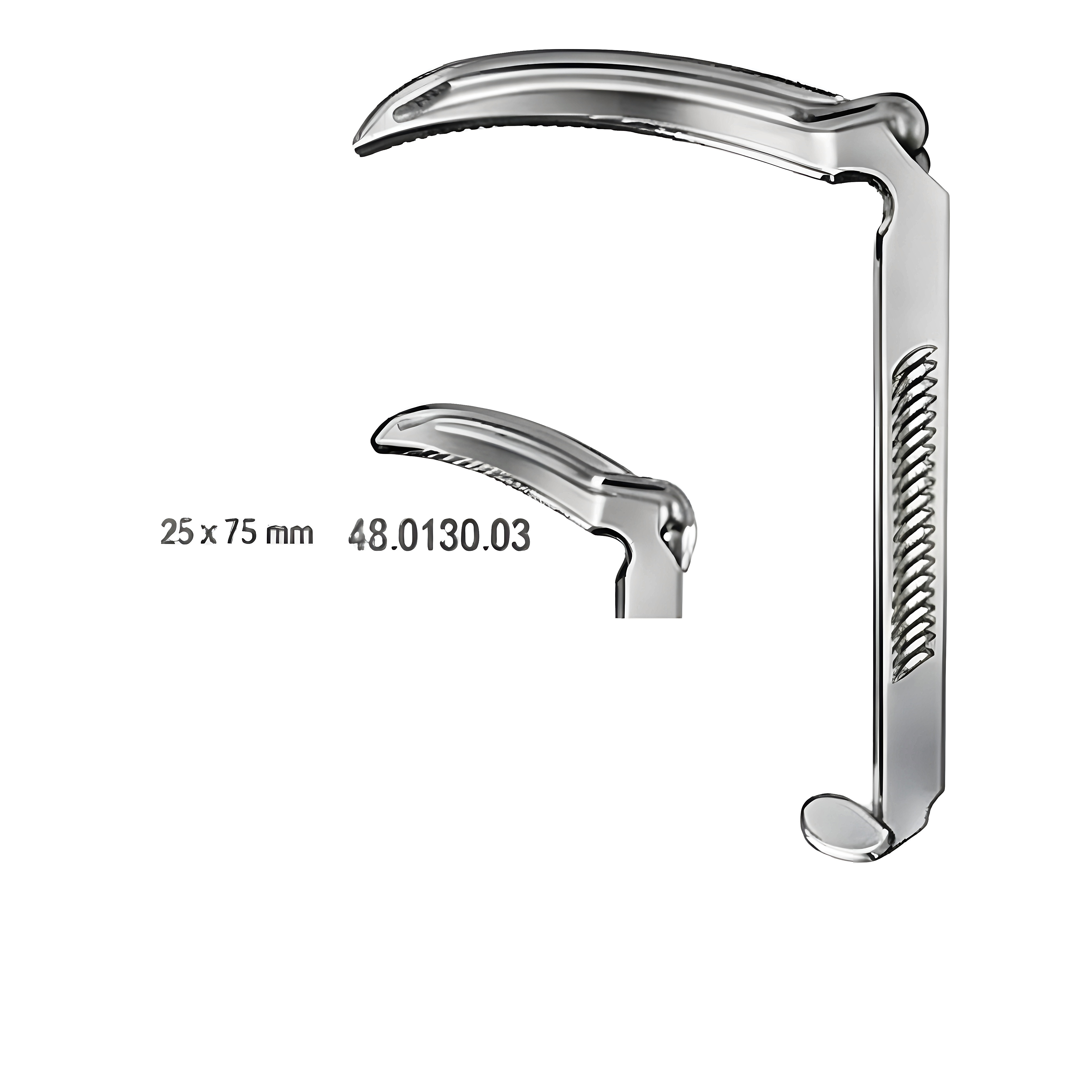 Tongue Plate for Davis Boyle Fig.3, 25x75mm