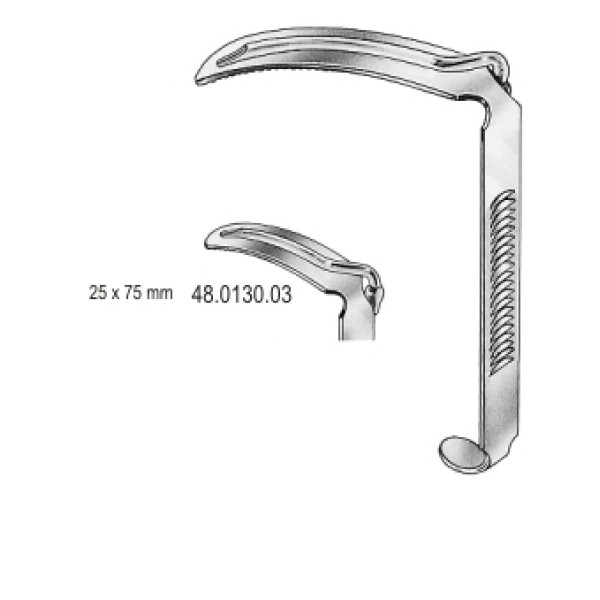Tongue Plate for Davis Boyle Fig.3, 25x75mm