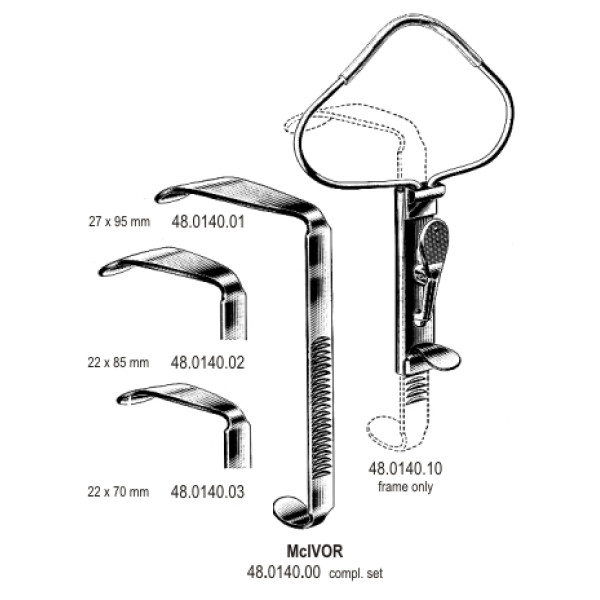 McIvor mouth gag complete set