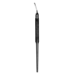 Scalpel Handle angled round handle #3, 14.5cm