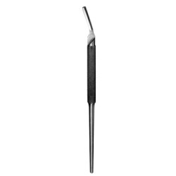 Scalpel Handle angled round handle #4, 16cm