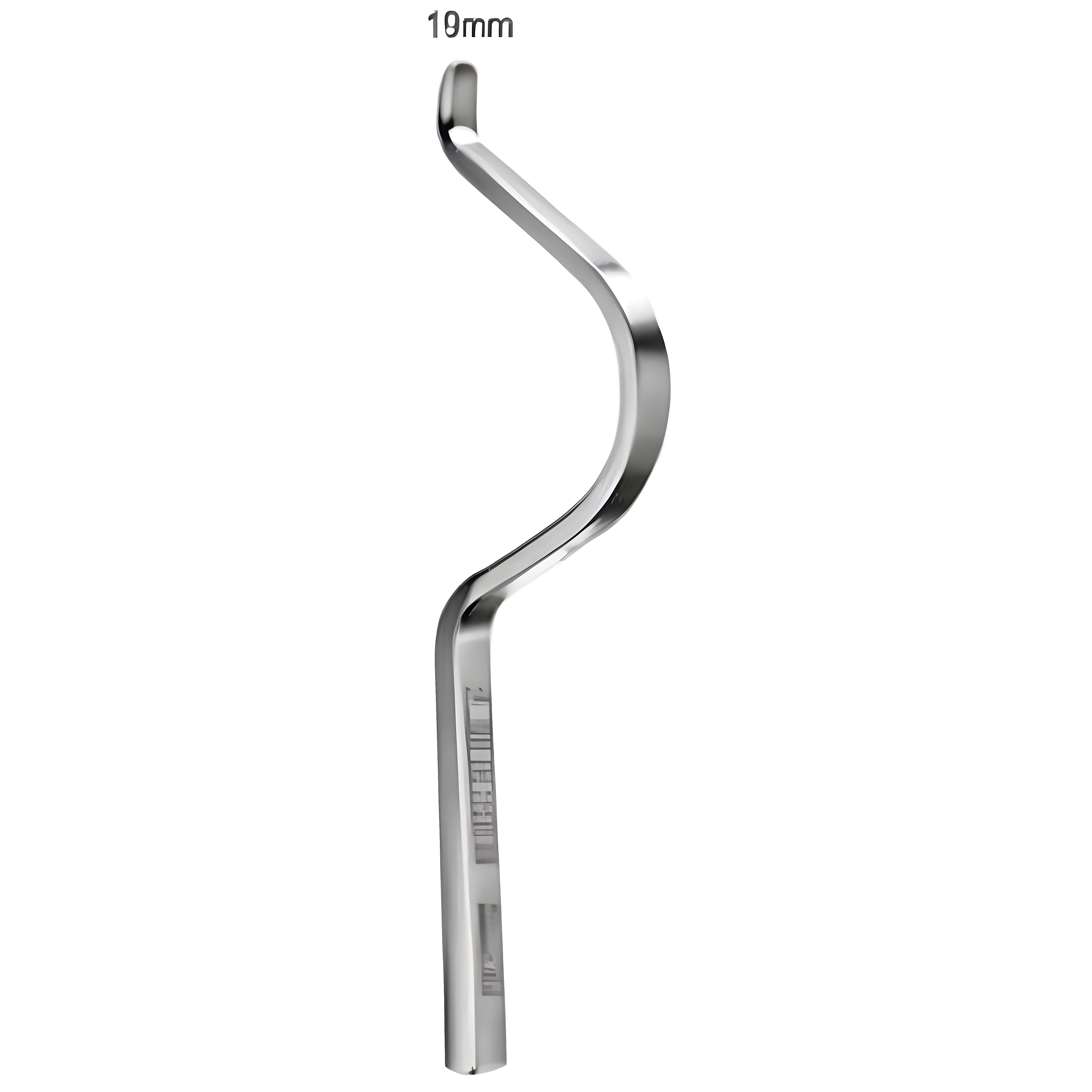 Grotepass Swan's Neck Osteotome 10mm, 14.5cm