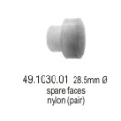 Spare Nylon Face for Bone Mallet 28.5mm pair