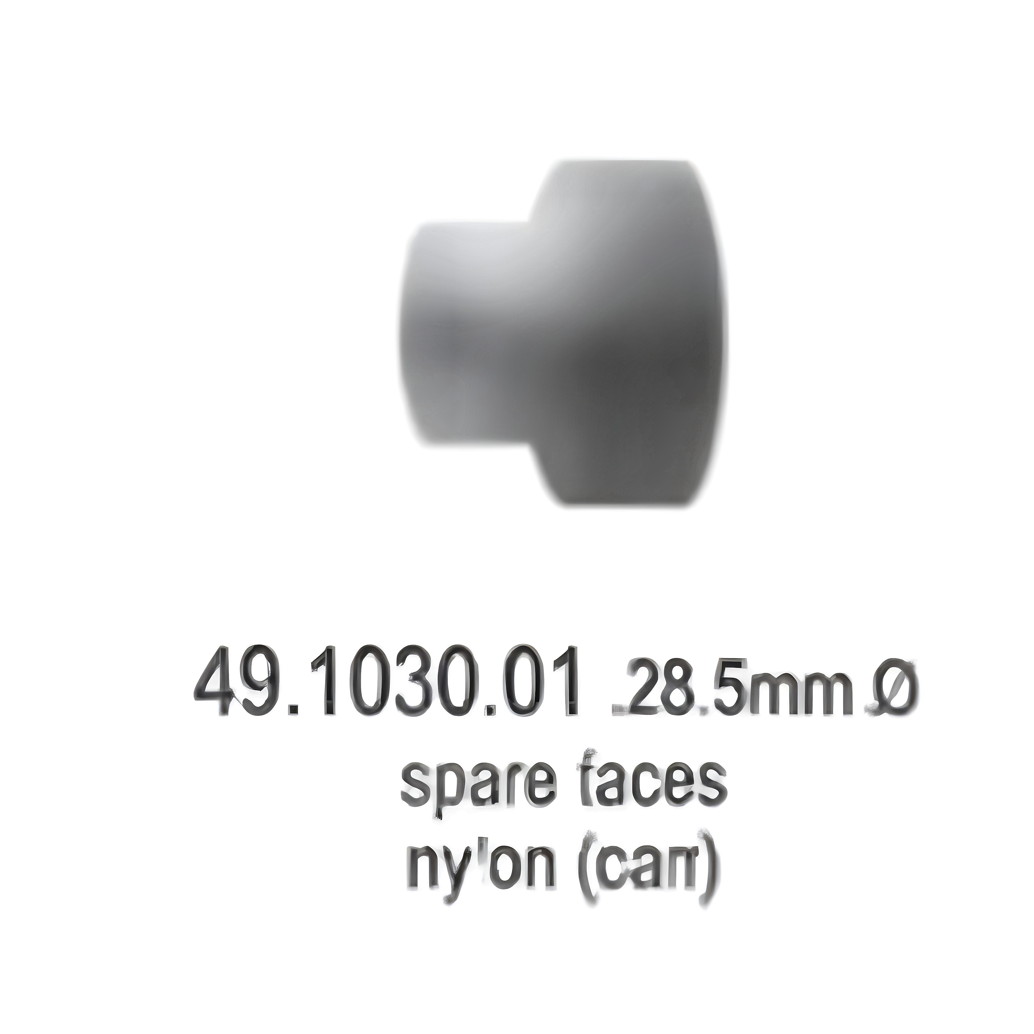 Spare Nylon Face for Bone Mallet 28.5mm pair