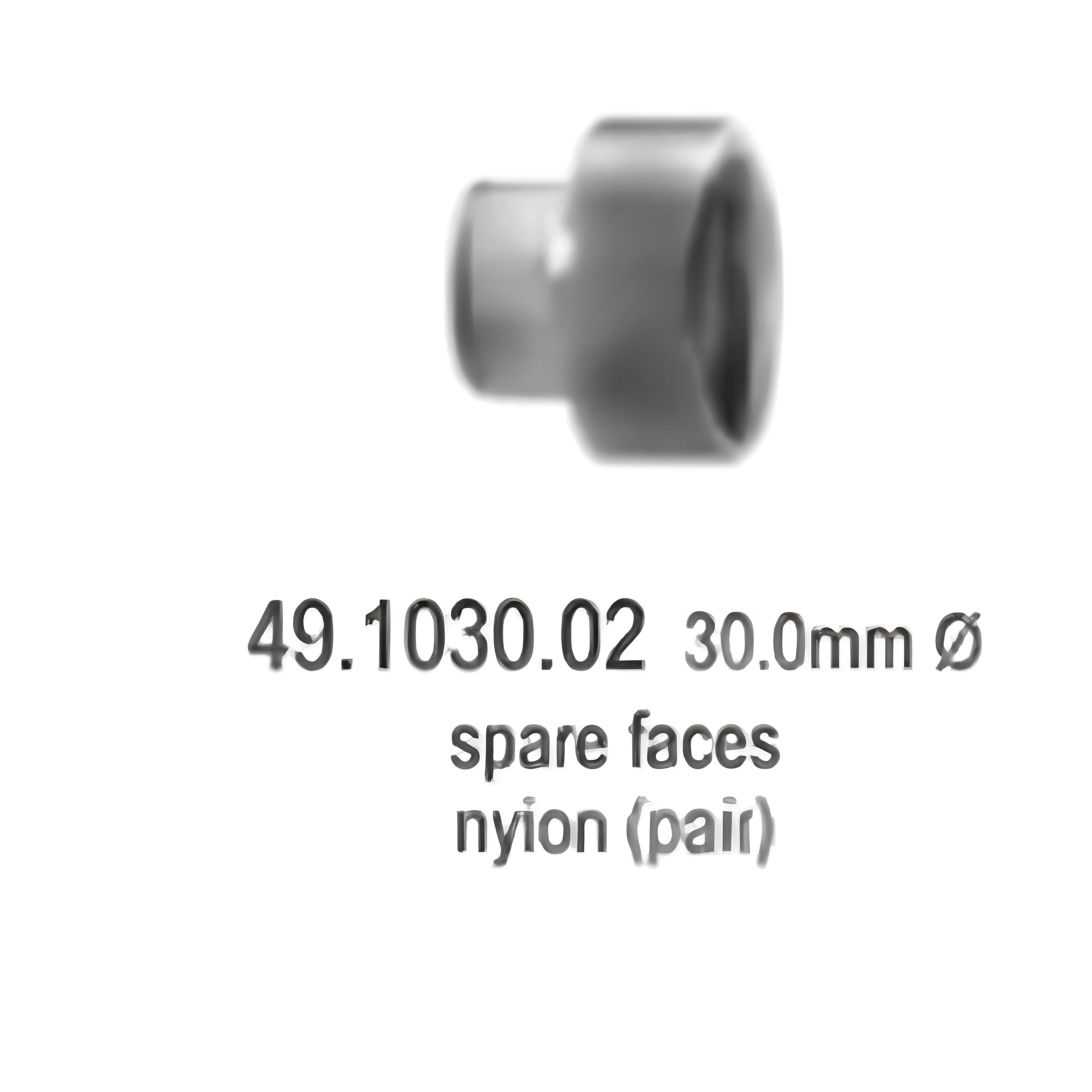 Spare Nylon Face for Bone Mallet 30mm (pair)