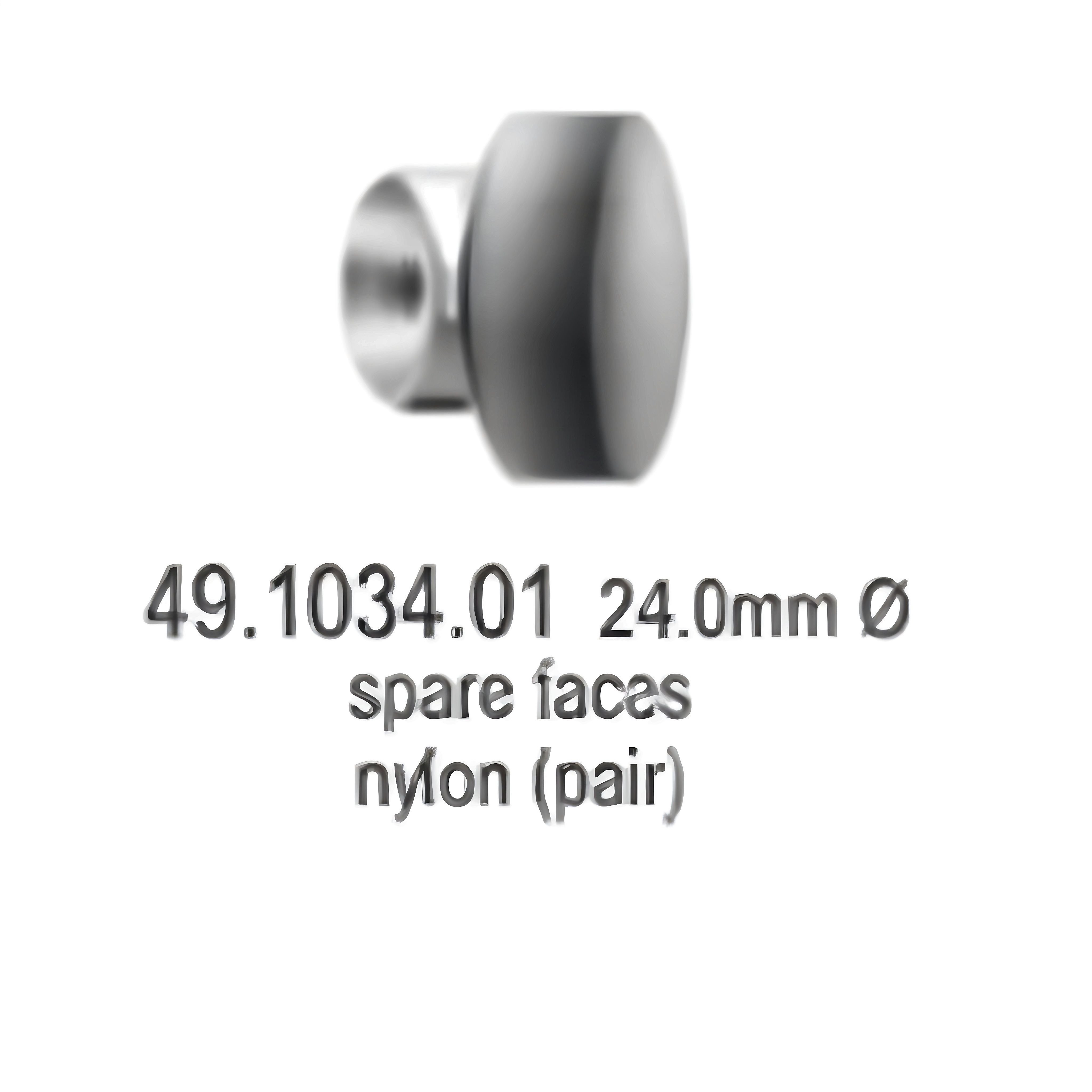 Spare Nylon Face for Bone Mallet 24mm (pair)