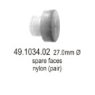 Spare Nylon Face for Bone Mallet 27mm (pair)