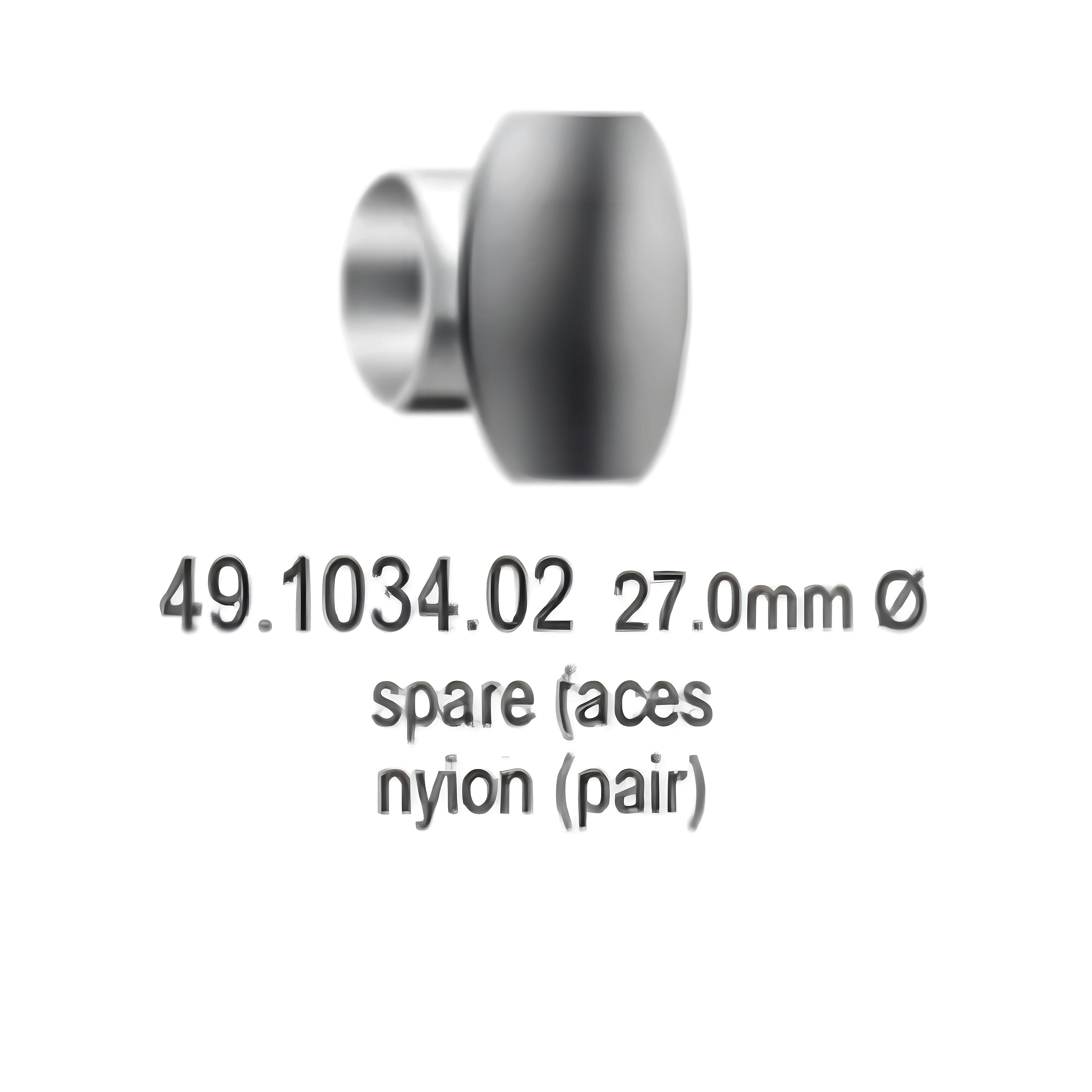 Spare Nylon Face for Bone Mallet 27mm (pair)