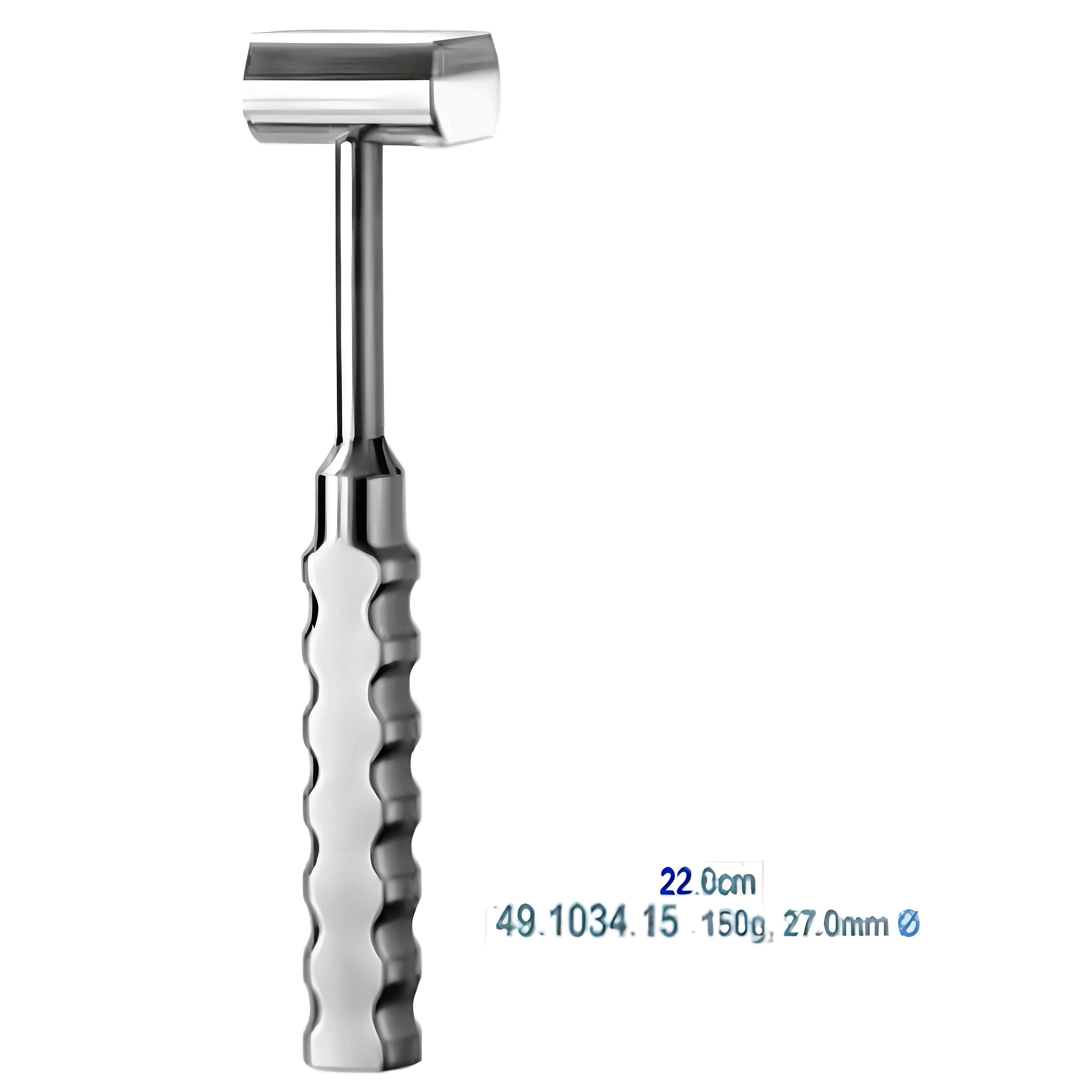 Bone Mallet w/changeable face 150g 27mm 22cm