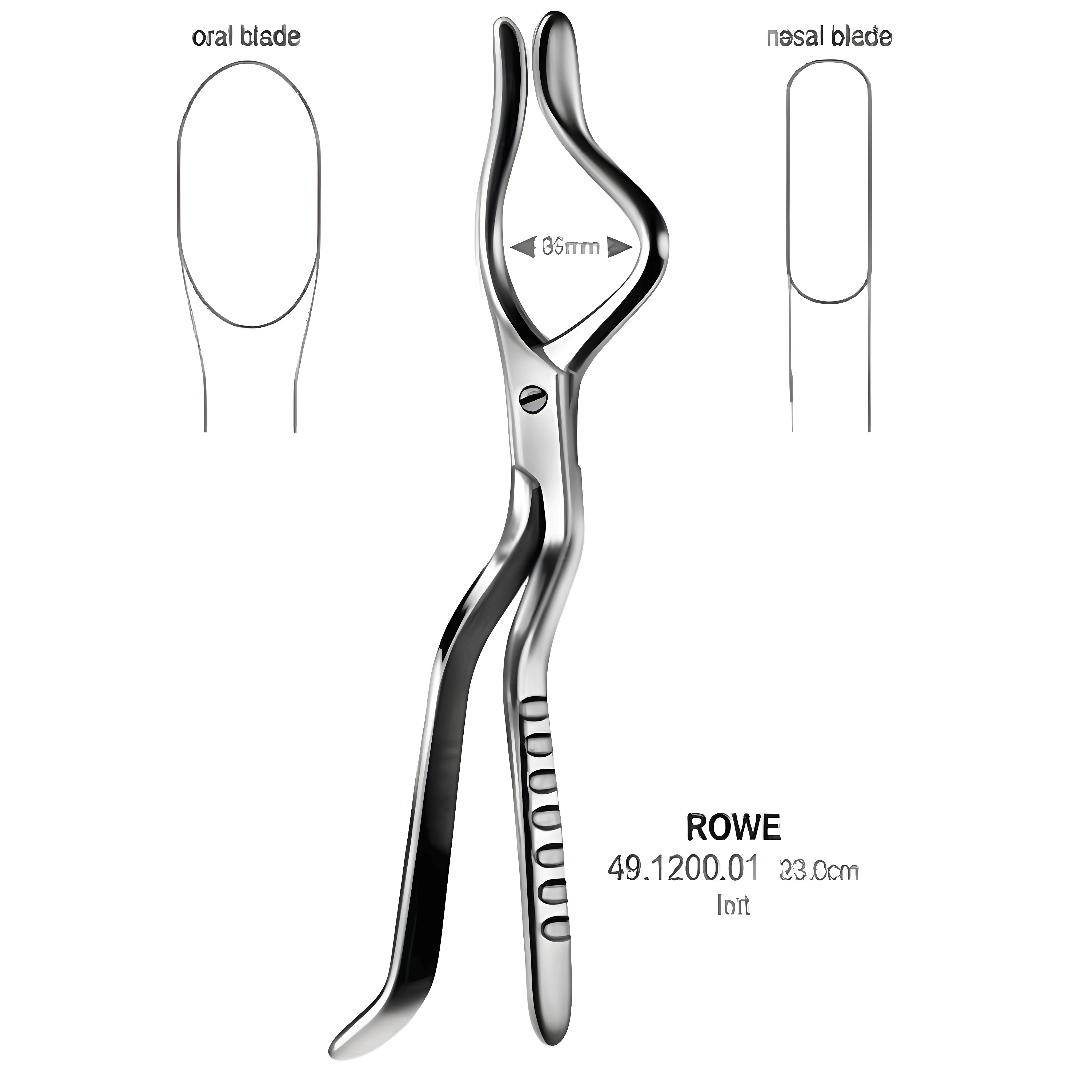 Rowe Disimpaction Fcps left 35mm, 23cm