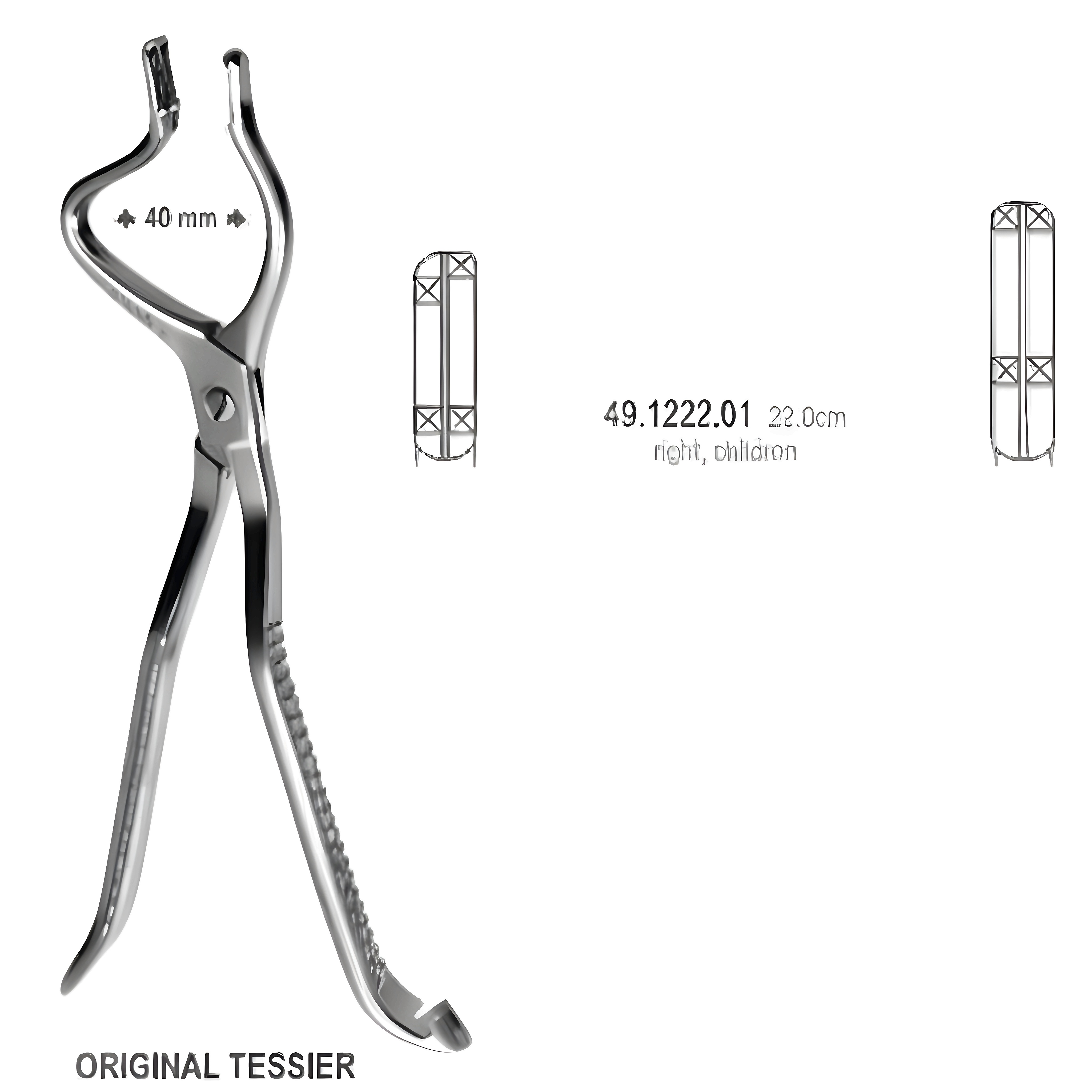 Tessier Disimpaction Fcps right child 22cm
