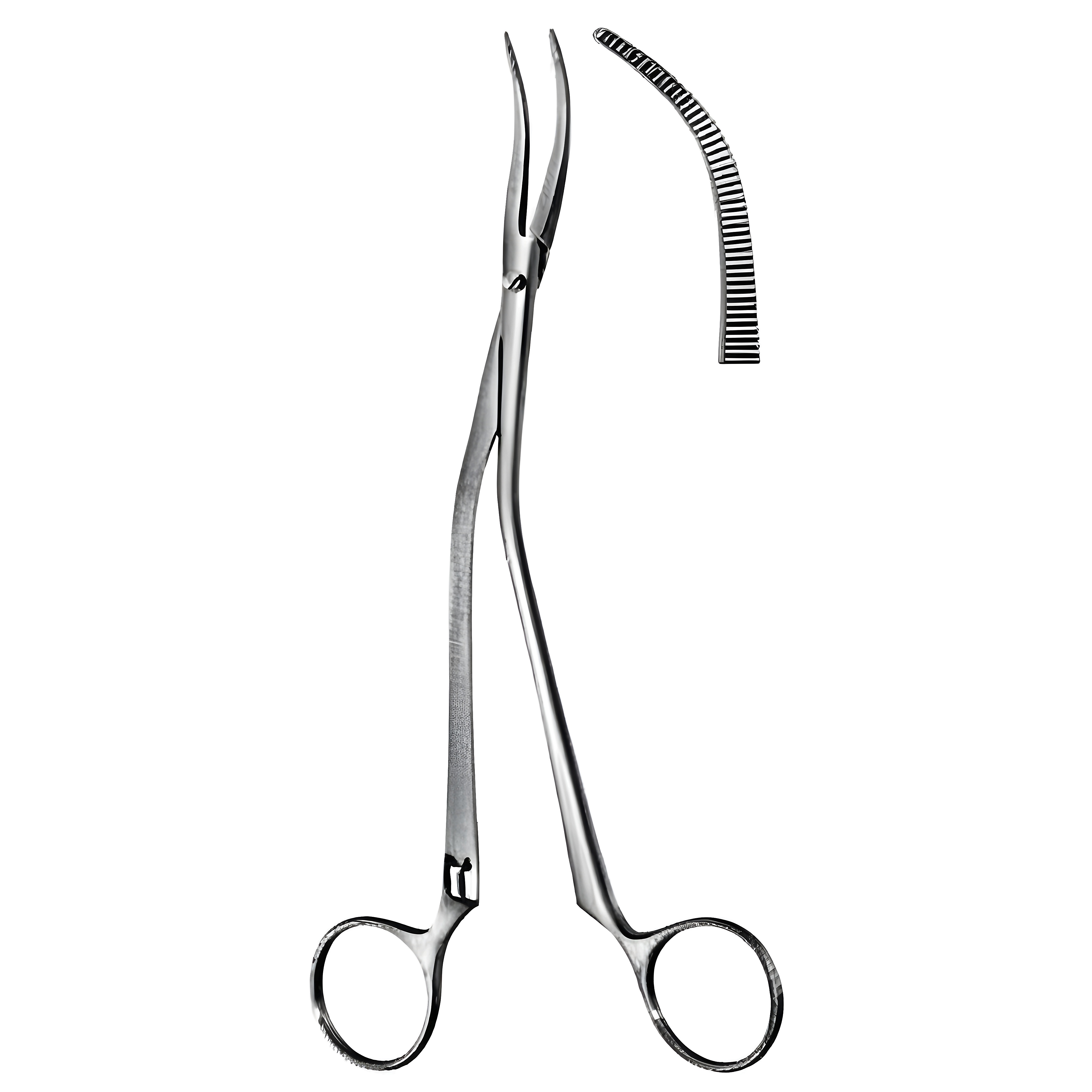 Wilson Tonsil A/Fcps cvd and angled shaft 19cm