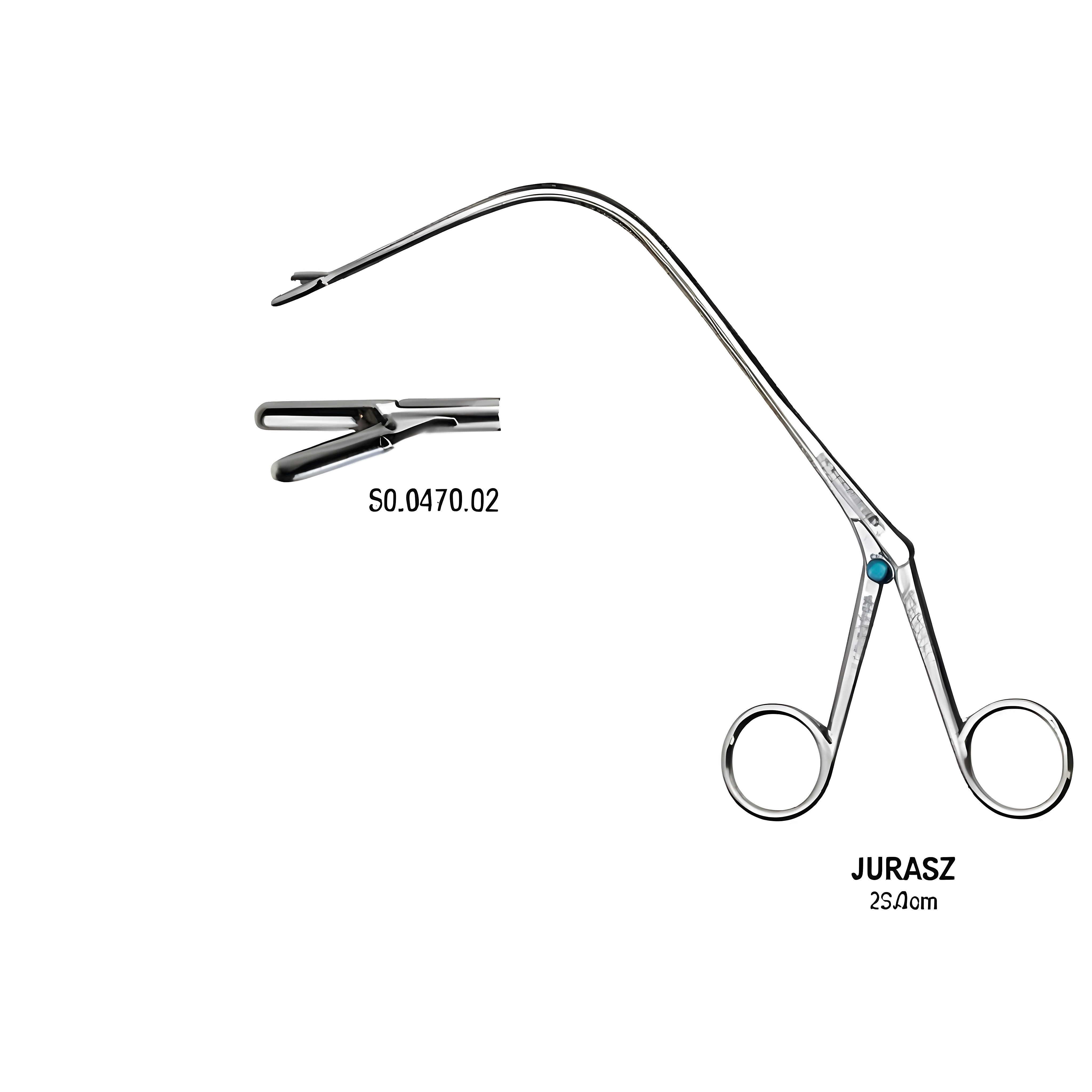 JURASZ Larynx Fcps left 23cm, Fig.2