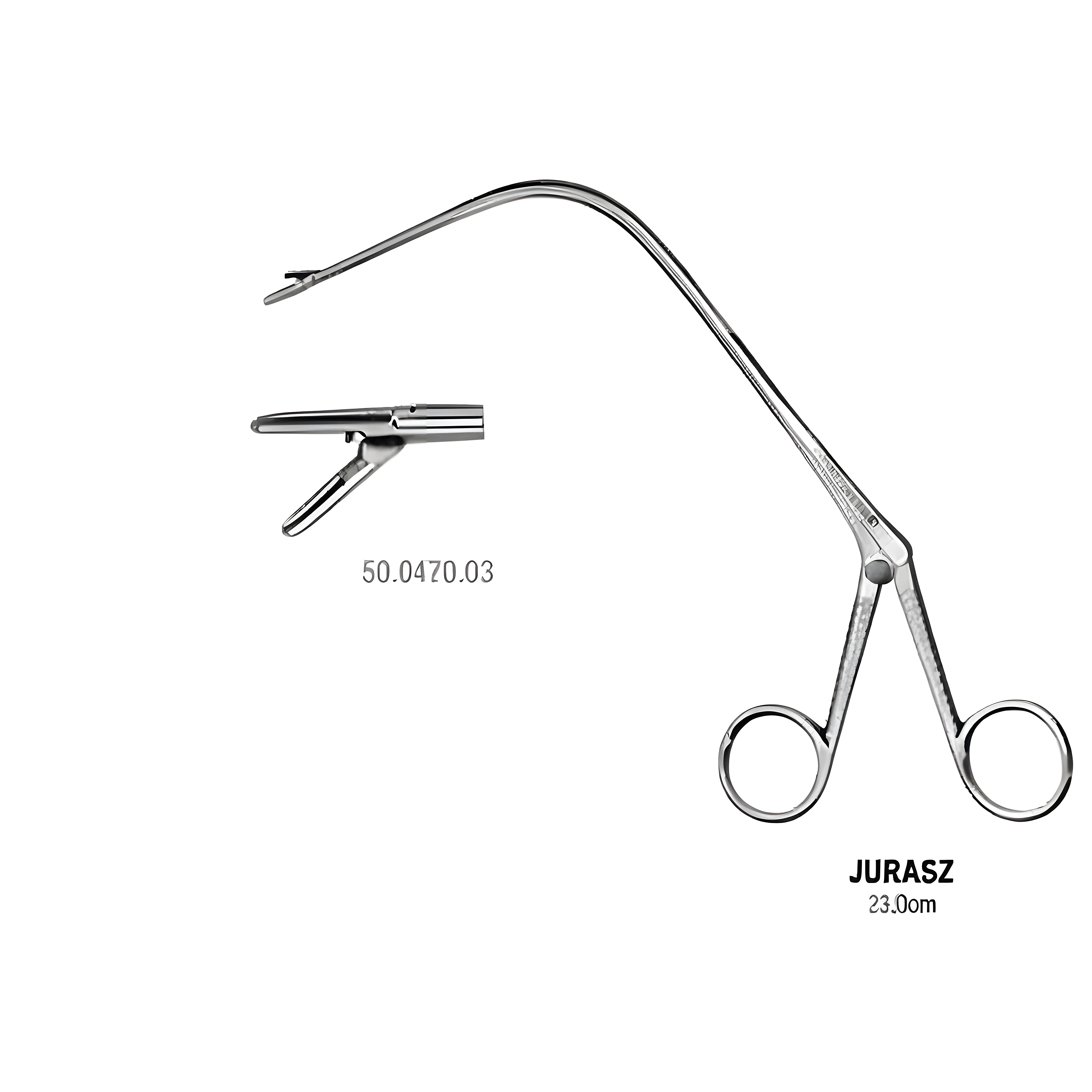 JURASZ Larynx Fcps downward 23cm, Fig.3