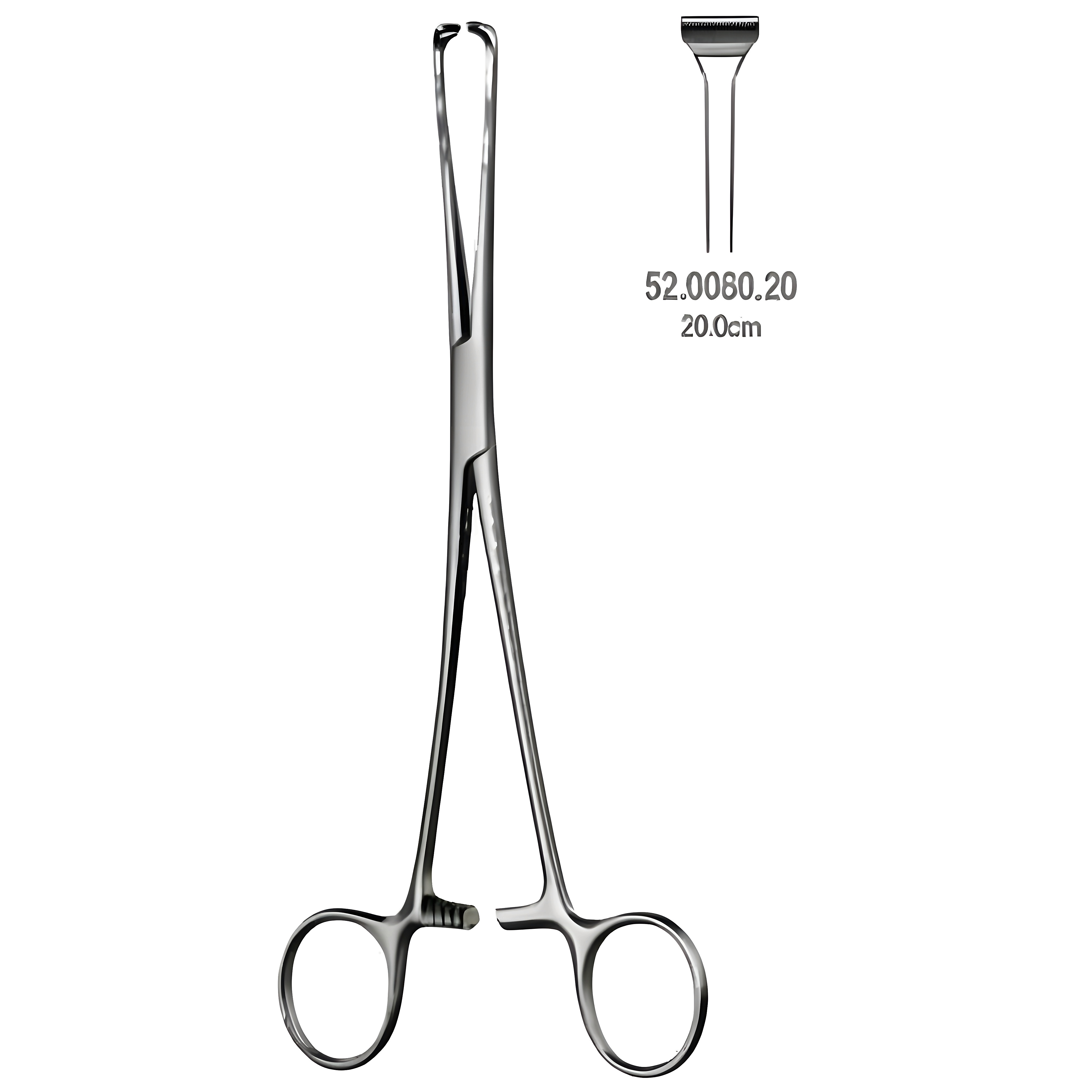 Allis Tissue Fcps Atraumatic 20cm
