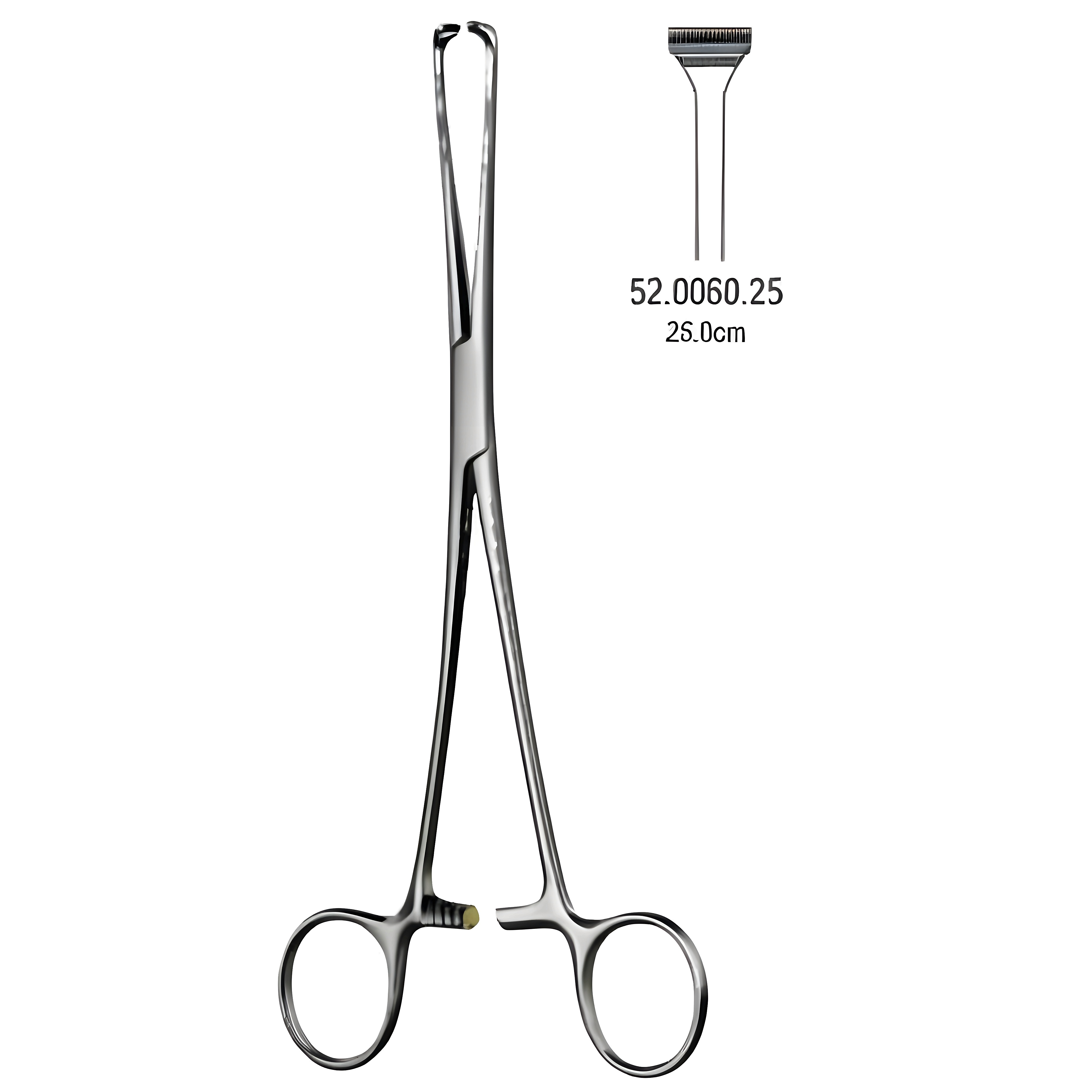 Allis Tissue Fcps Atraumatic 25cm