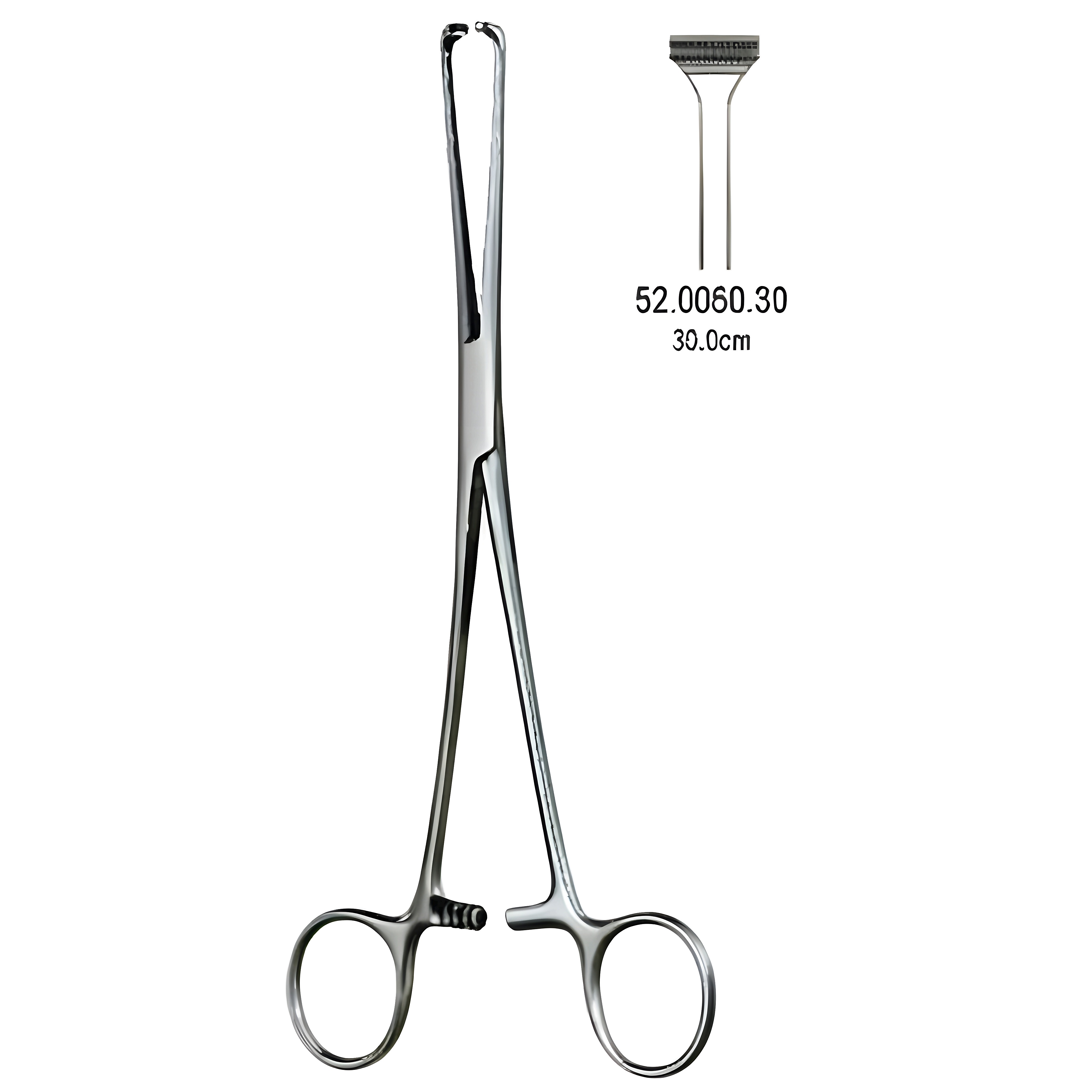 Allis Tissue Fcps Atraumatic 30cm