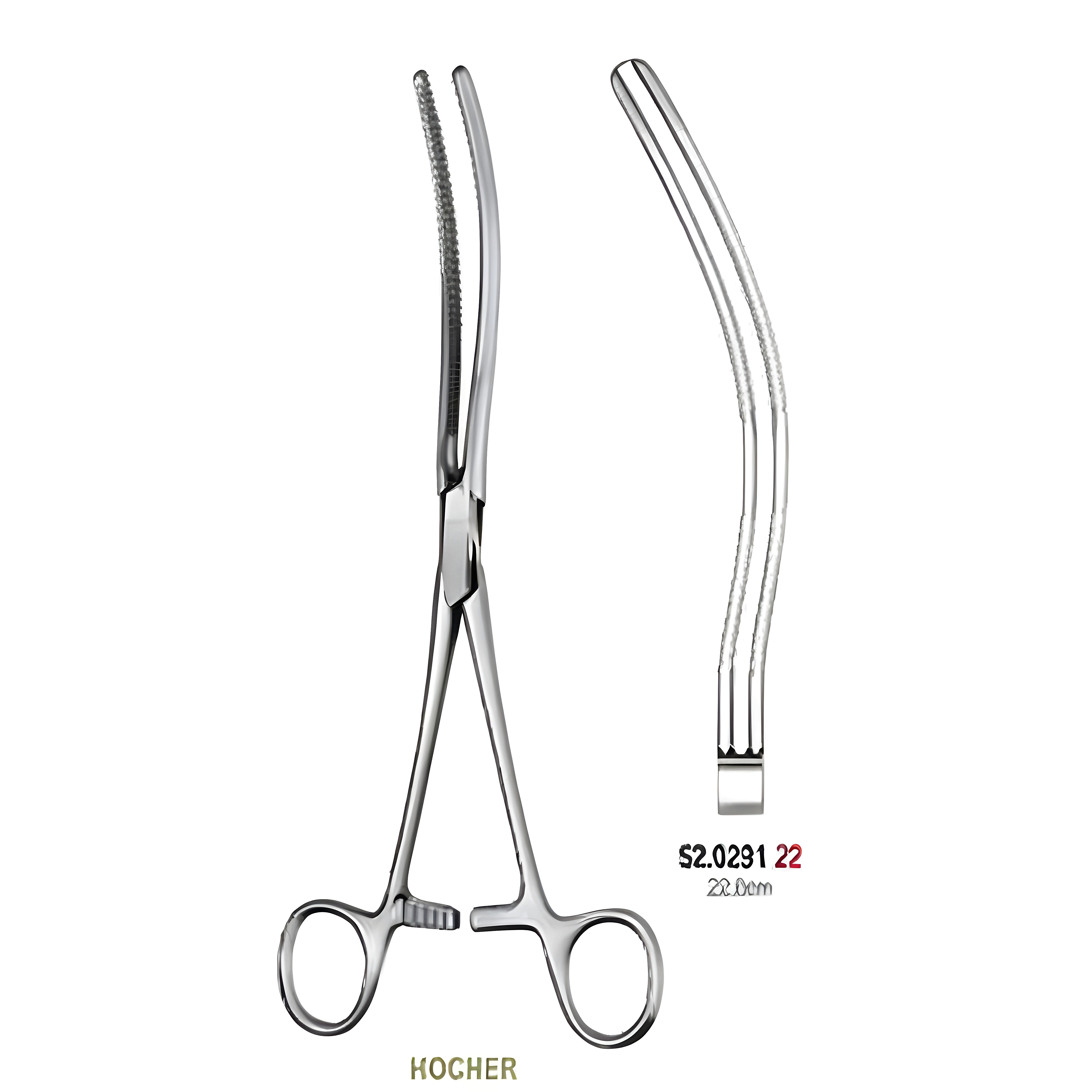 Kocher Intestinal Fcps cvd 22cm