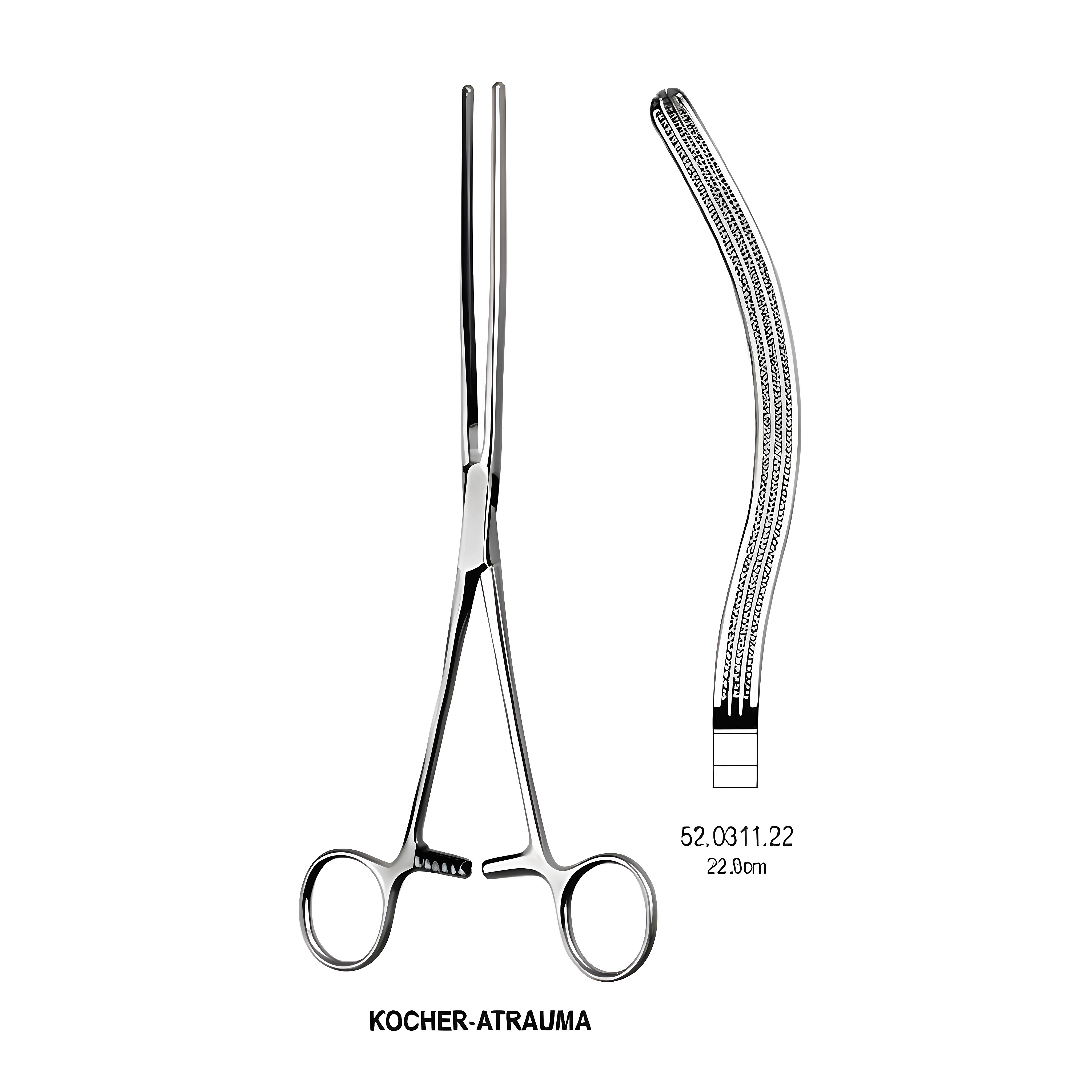 Kocher Intestinal Fcps Atrauma 22cm