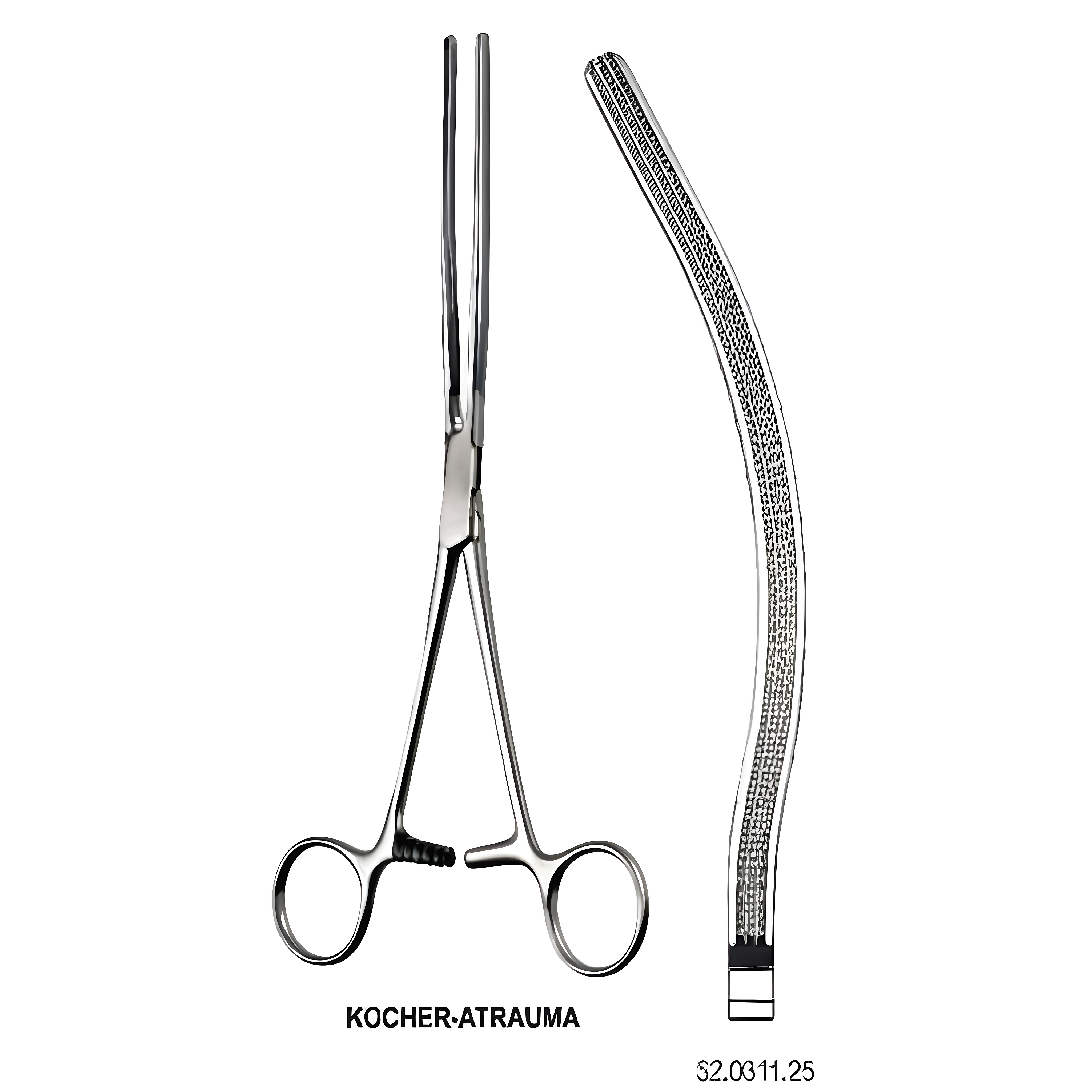 Kocher Intestinal Fcps Atrauma 25cm