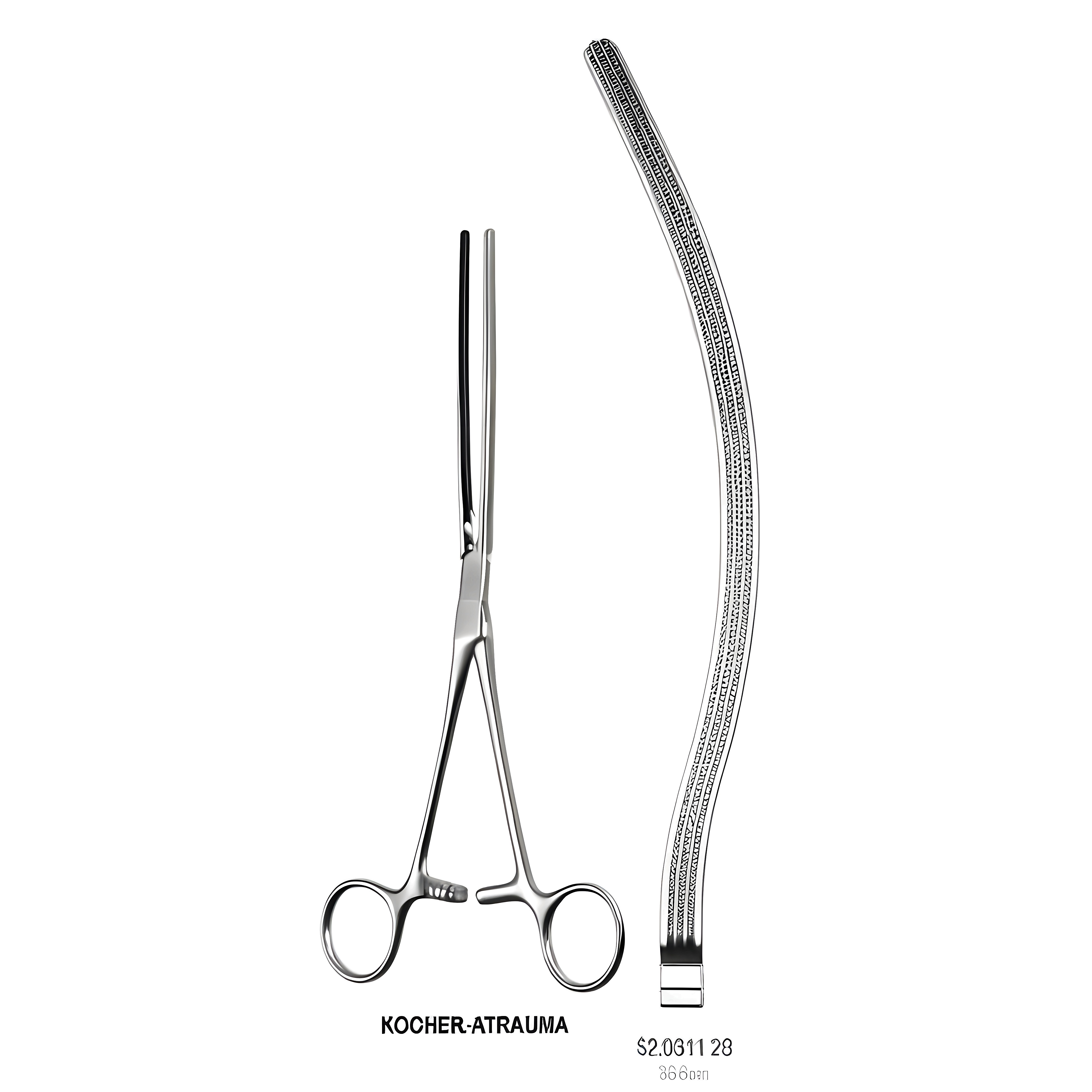 Kocher Intestinal Fcps Atrauma 28cm