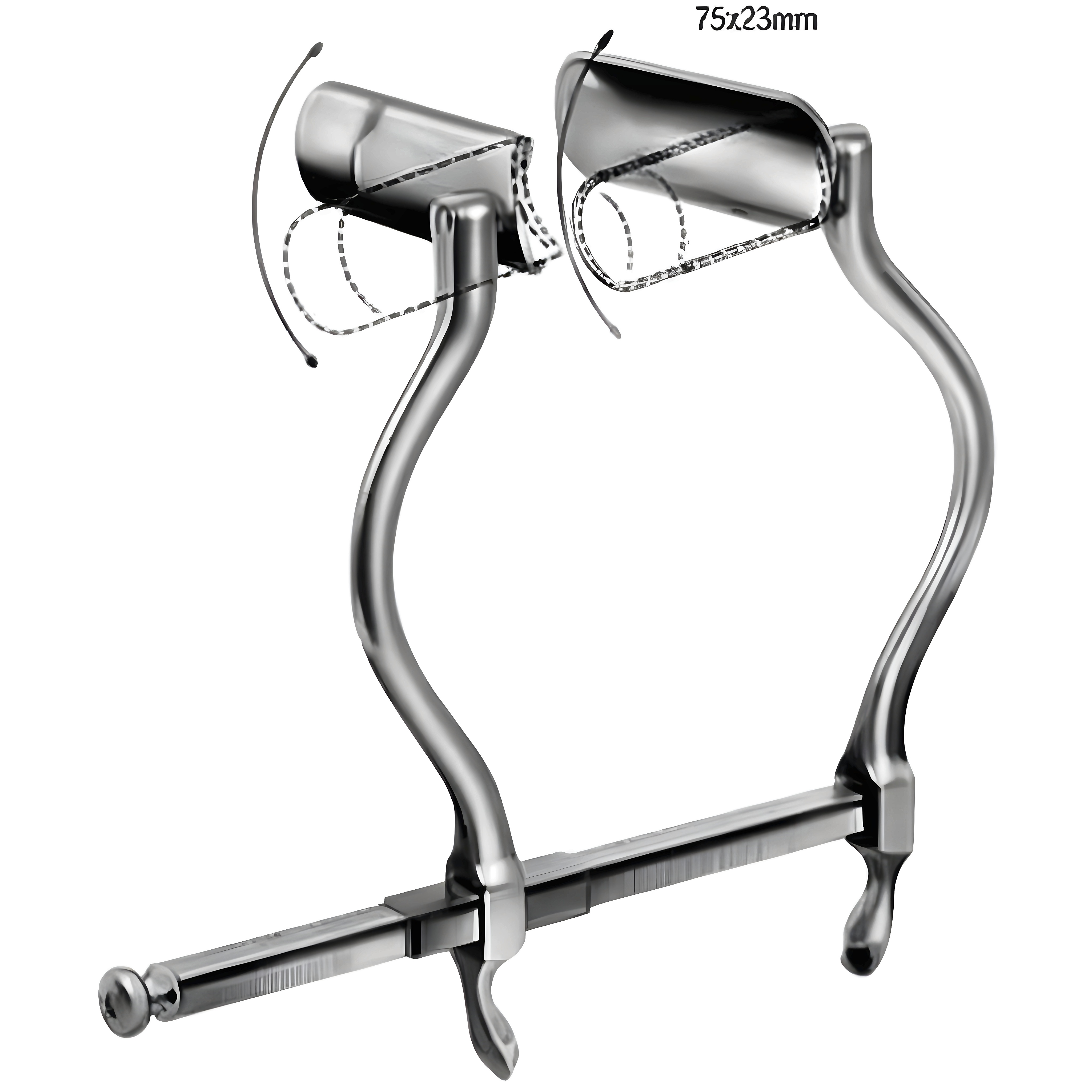 Smith Buie Rectal Retractor 75x23mm 15cm
