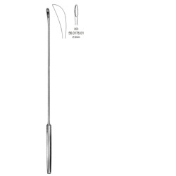 Luer-Koerte Gall Stone Scoop 2.5mm Fig.000, 32cm