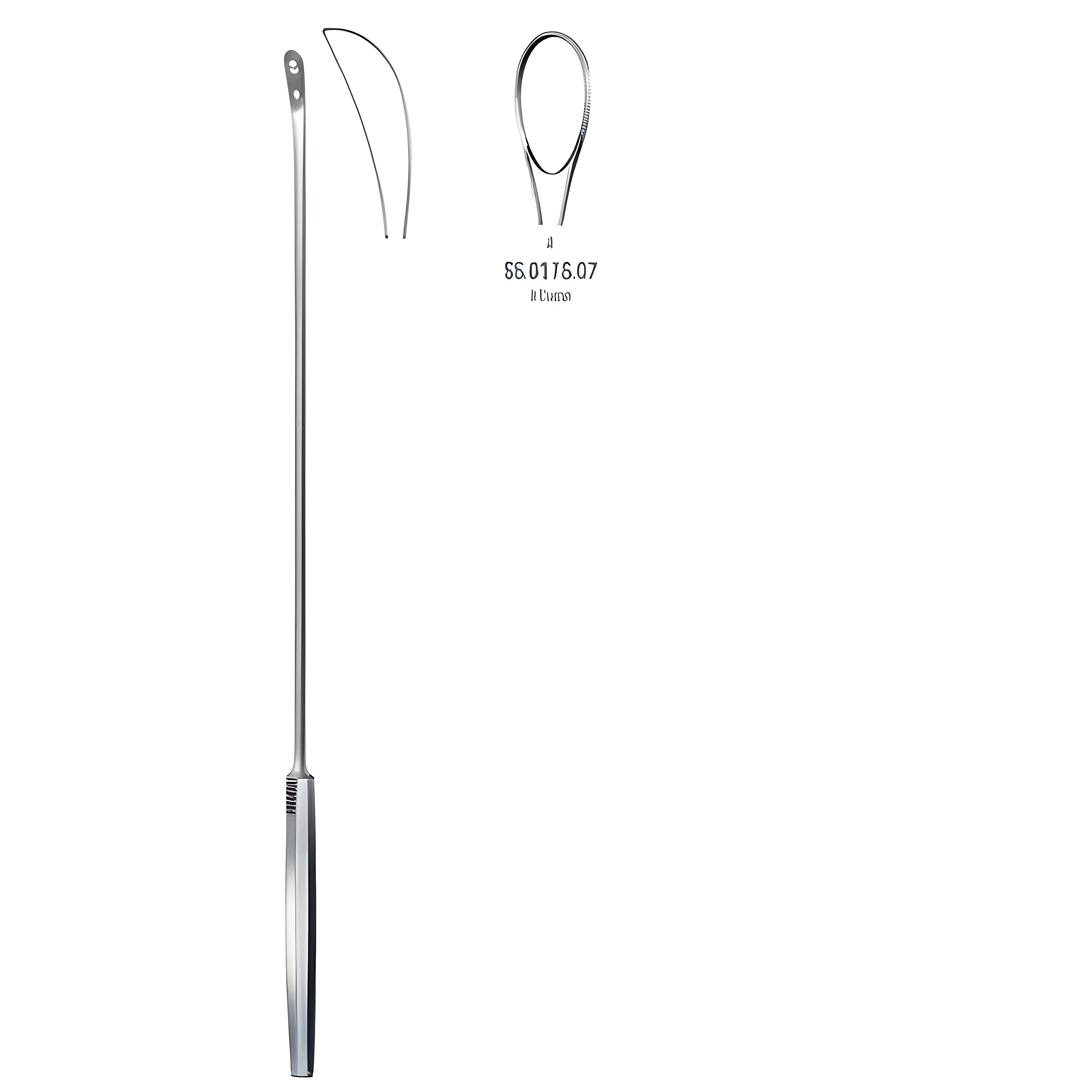 Luer-Koerte Gall Stone Scoop 11.0mm Fig.4, 32cm
