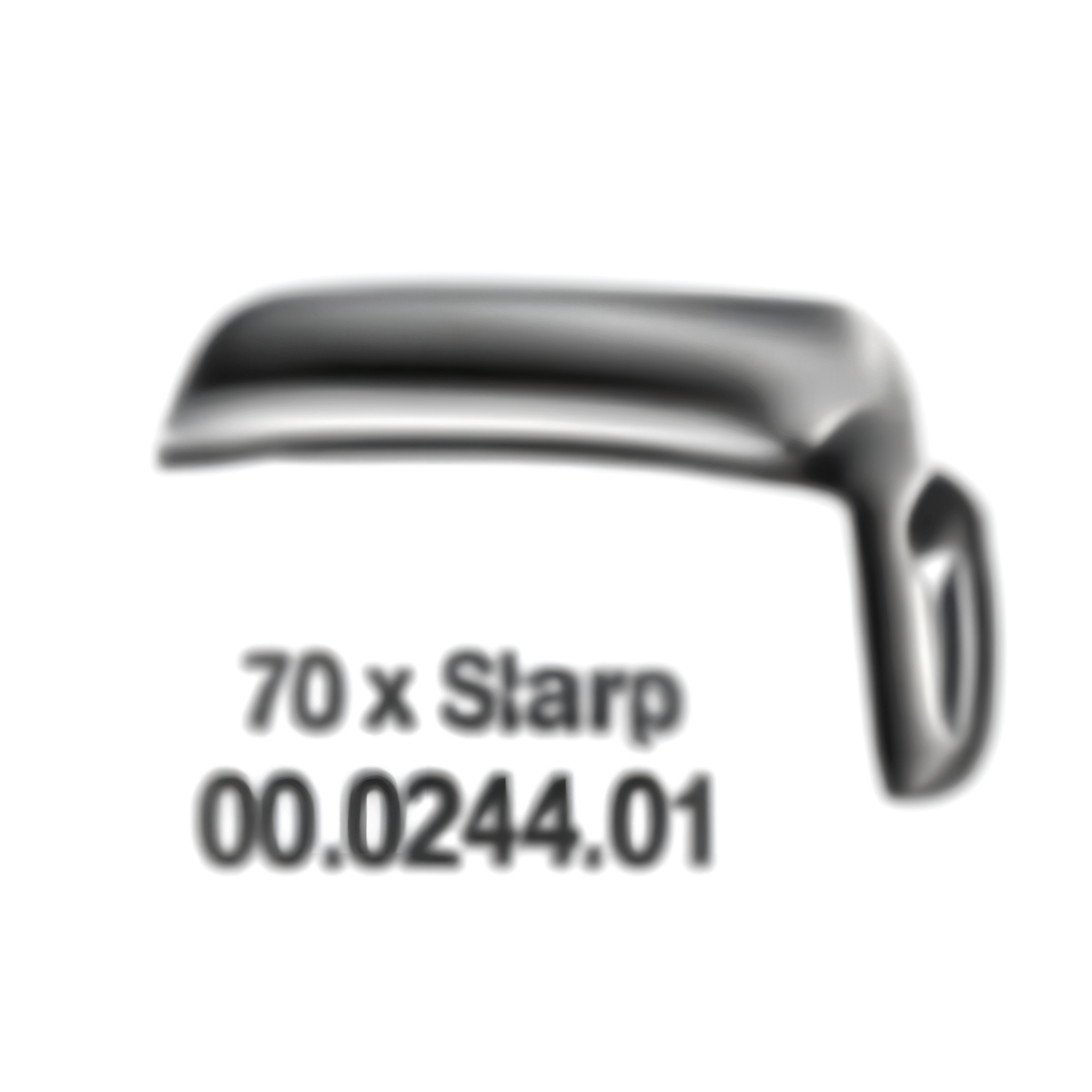 Blade for Bozemann Vaginal Speculum 70x30mm
