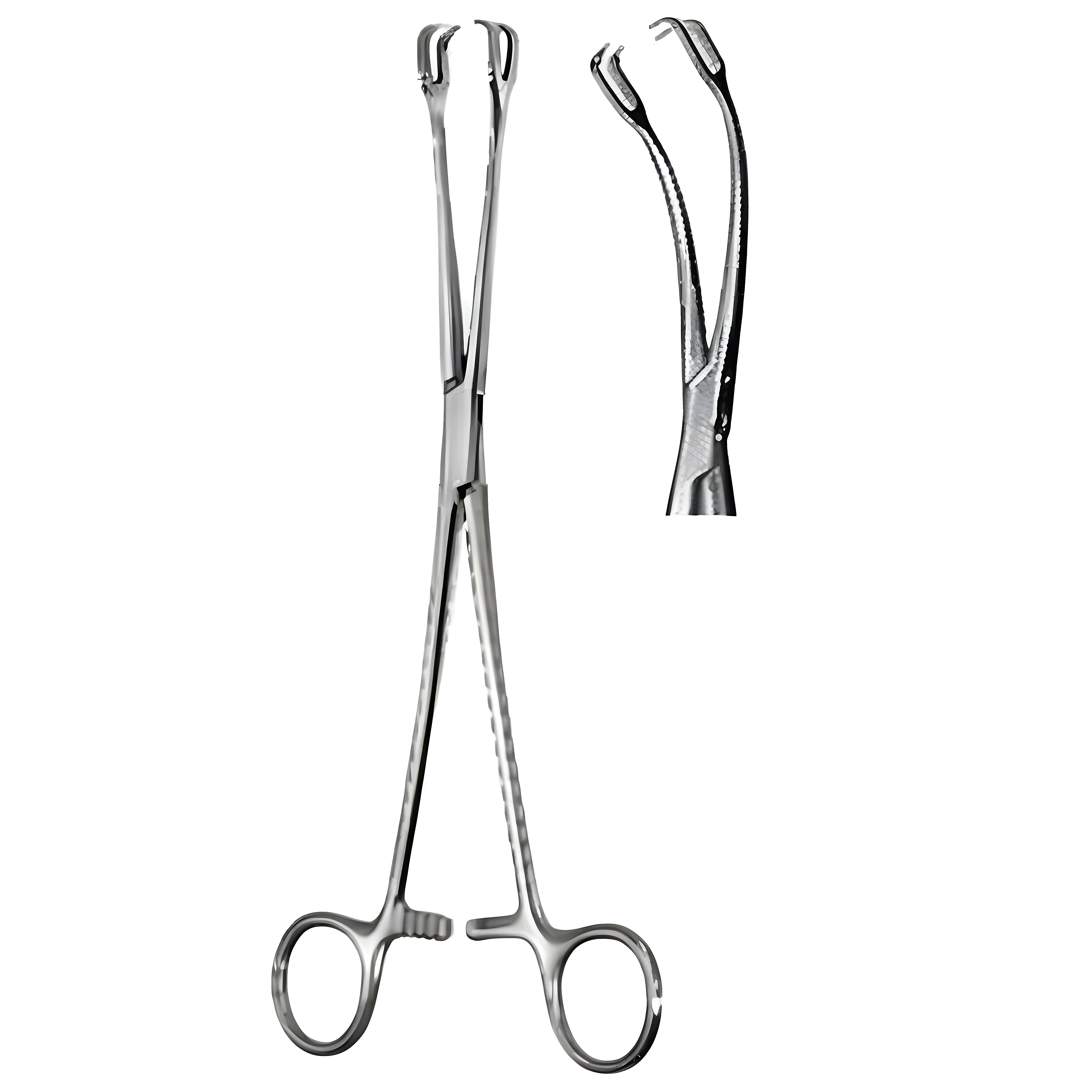 Schroeder Vulsellum Fcps side cvd 2x2T, 23cm