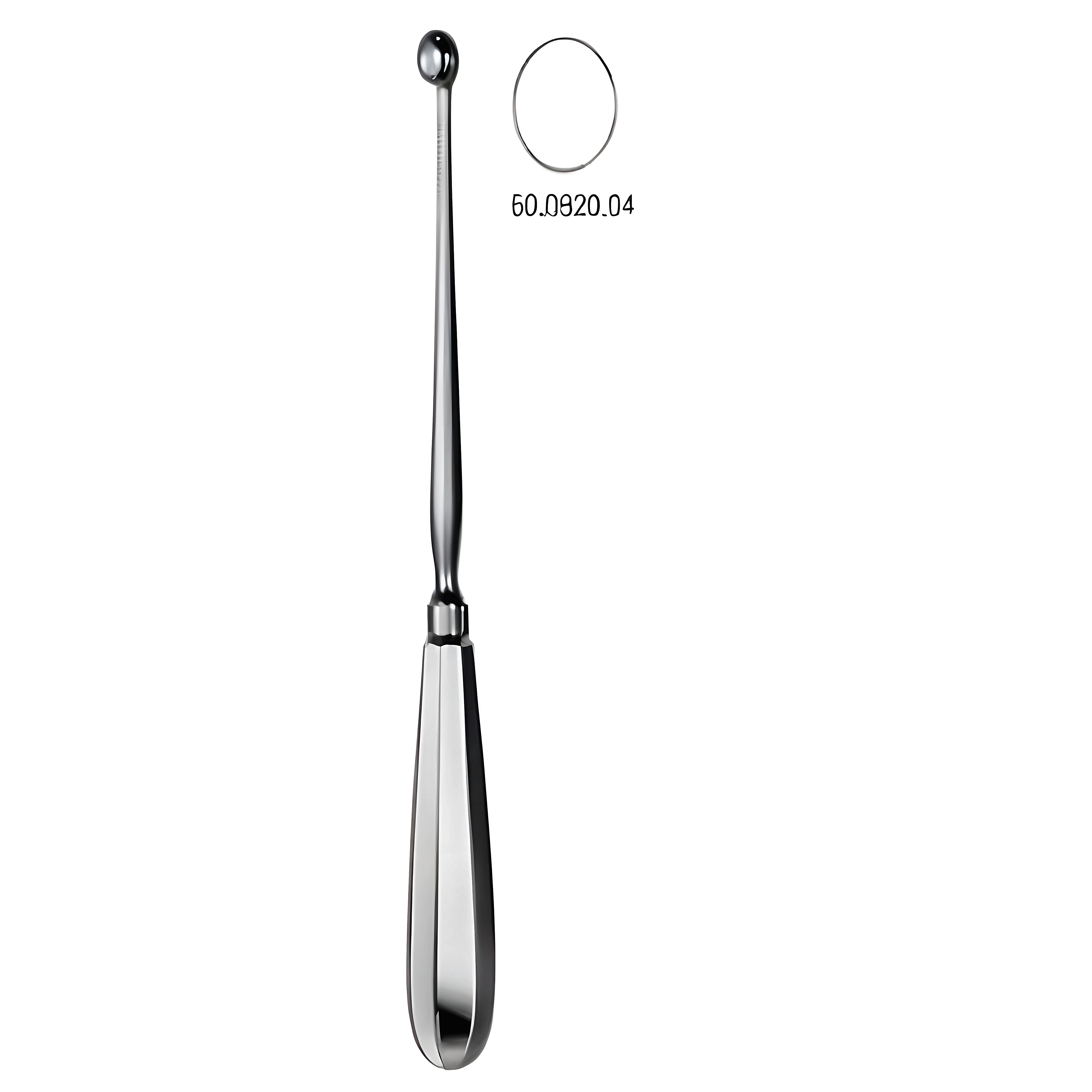 Simon Uterus Scoop Sharp 25cm