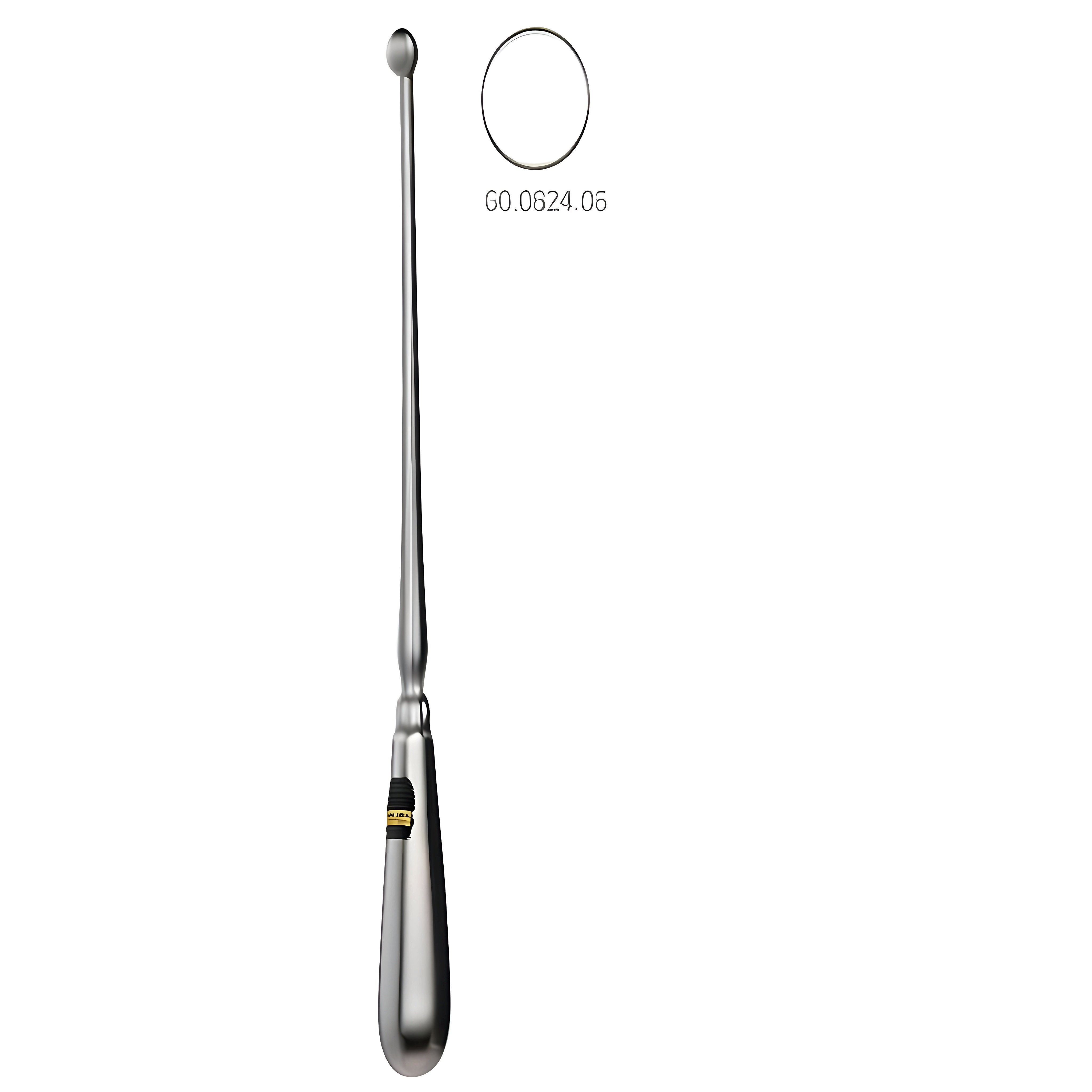 Schroeder Uterine Scoop sharp 13.0mm, 30cm